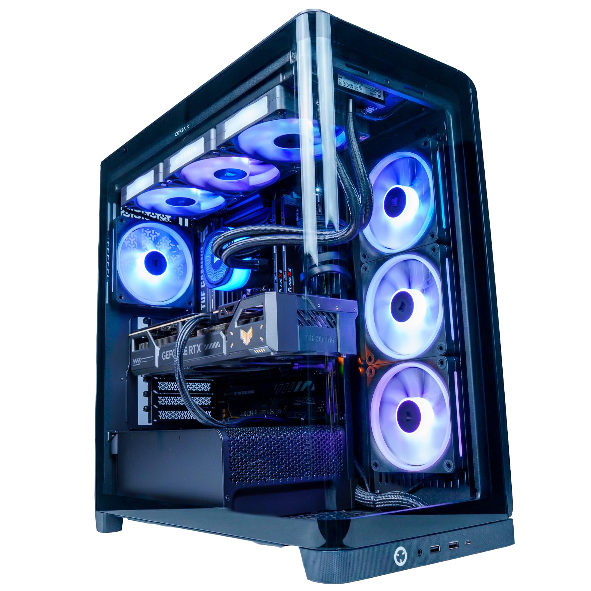 Epical-Q PC Gaming Battleship Silver XII AMD Ryzen 7 9800X3D, 48GB, 2TB SSD NVME, RTX 5080 + Windows 11 Pro