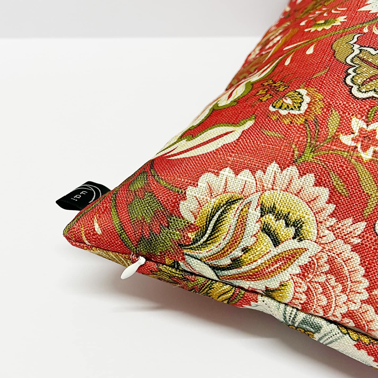 Amazon.co.jp: Kuai クッションカバー 60×60cm レトロフラワー