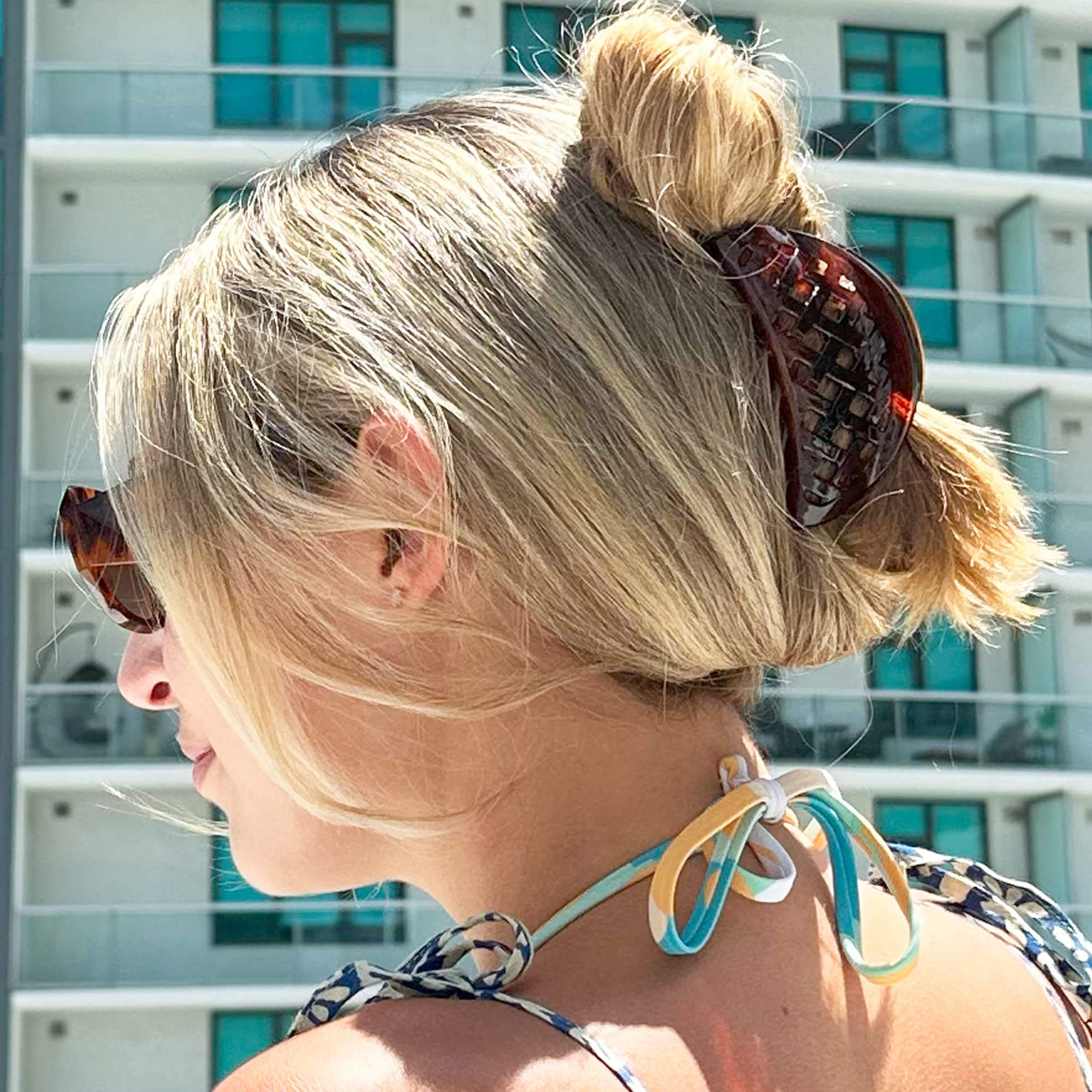 Hair Clips Women Acetate 3.5 Inch Medium No Slip Strong Hold French Chic Amazon.com : Camila Paris CP3473 French Hair Clip for Women  main image 2