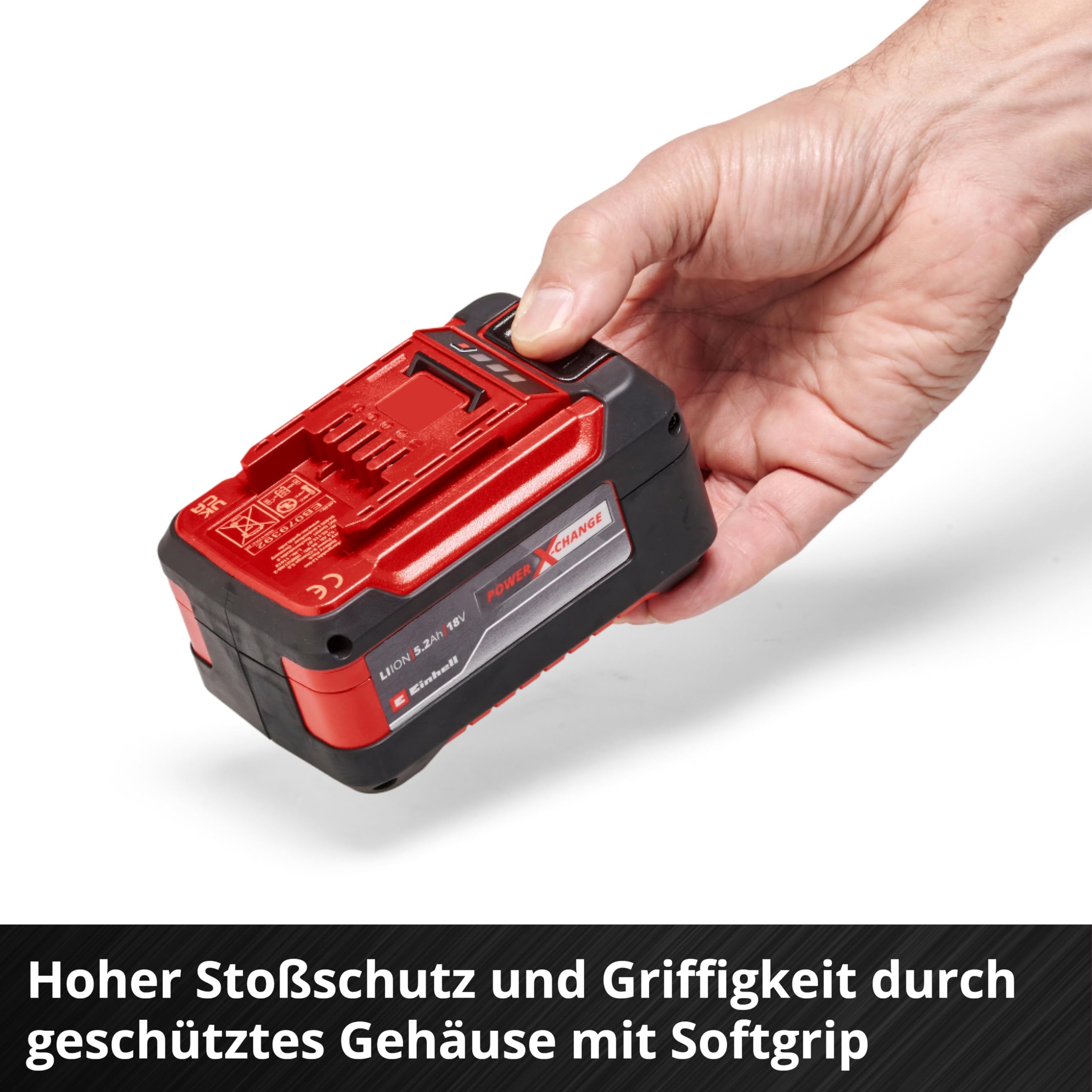 Einhell Akku PXC 18 V 5,2 Ah 1260 W Power X-Change Li-Ion ABS LED-Anzeige