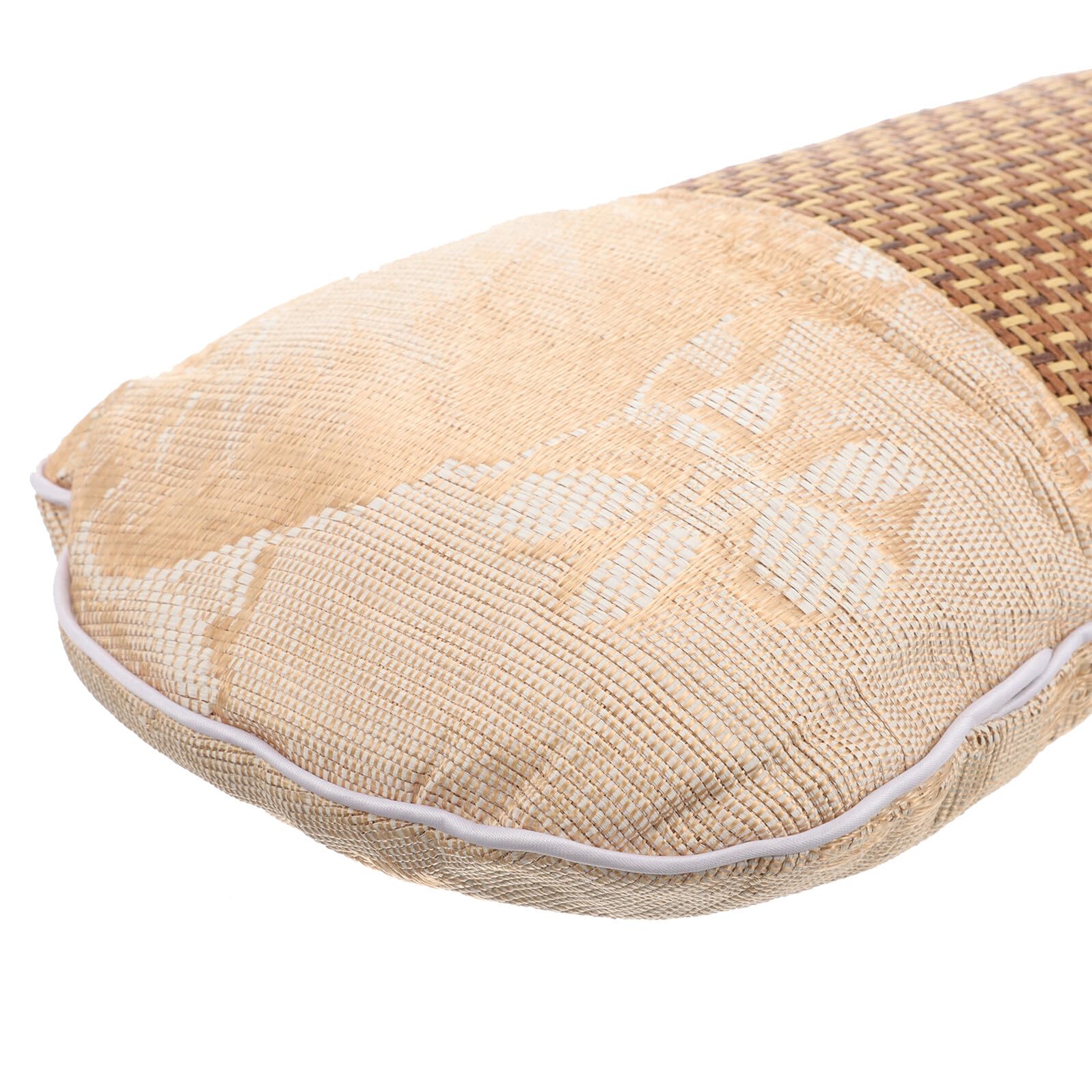 Nackenrolle zum Schlafen aus EIS Silk mit Baumwolle Sanfte Nackenstütze und Waschbare Kissenrolle für Sommerurlaub und Erholsamen Schlaf