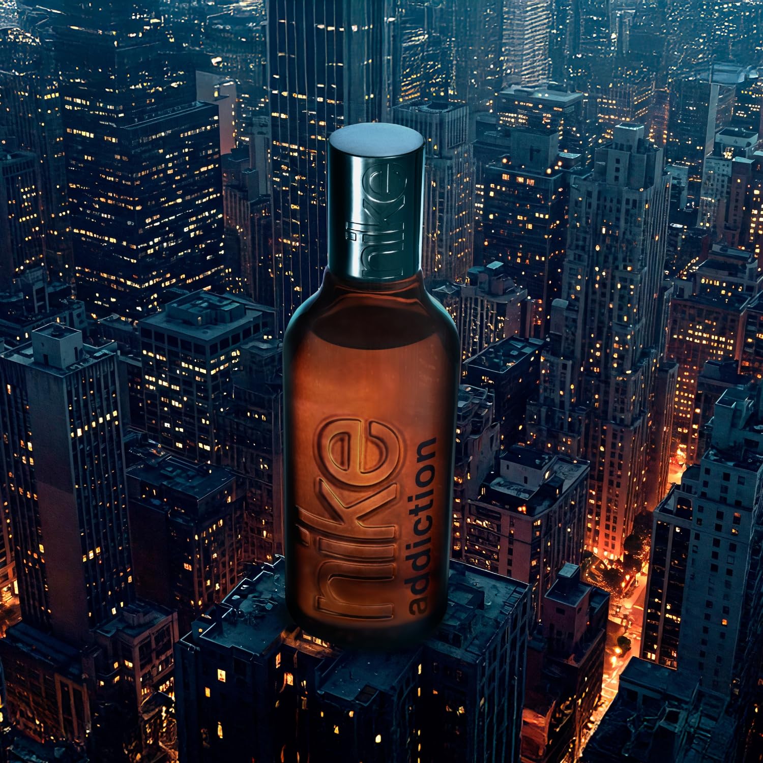 NIKE - Addiction Man Promoción 150 ml + 30 ml, Colonia Hombre, Eau de Toilette Natural y Masculina, Aroma Amaderado Balsámico, Fragancia Fresca y de Larga Duración