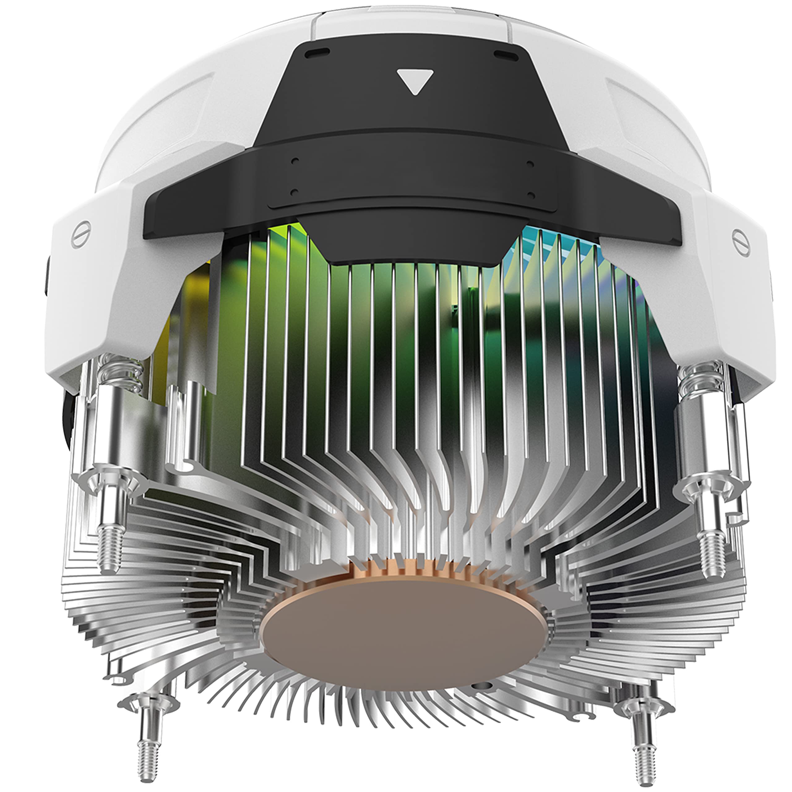 SIMPLETEK - Dissipatore per Processore Gaming con Ventola e Illuminazione RGB | Socket: LGA 1700 1200 115X 1156 1155 1150 1151 1851