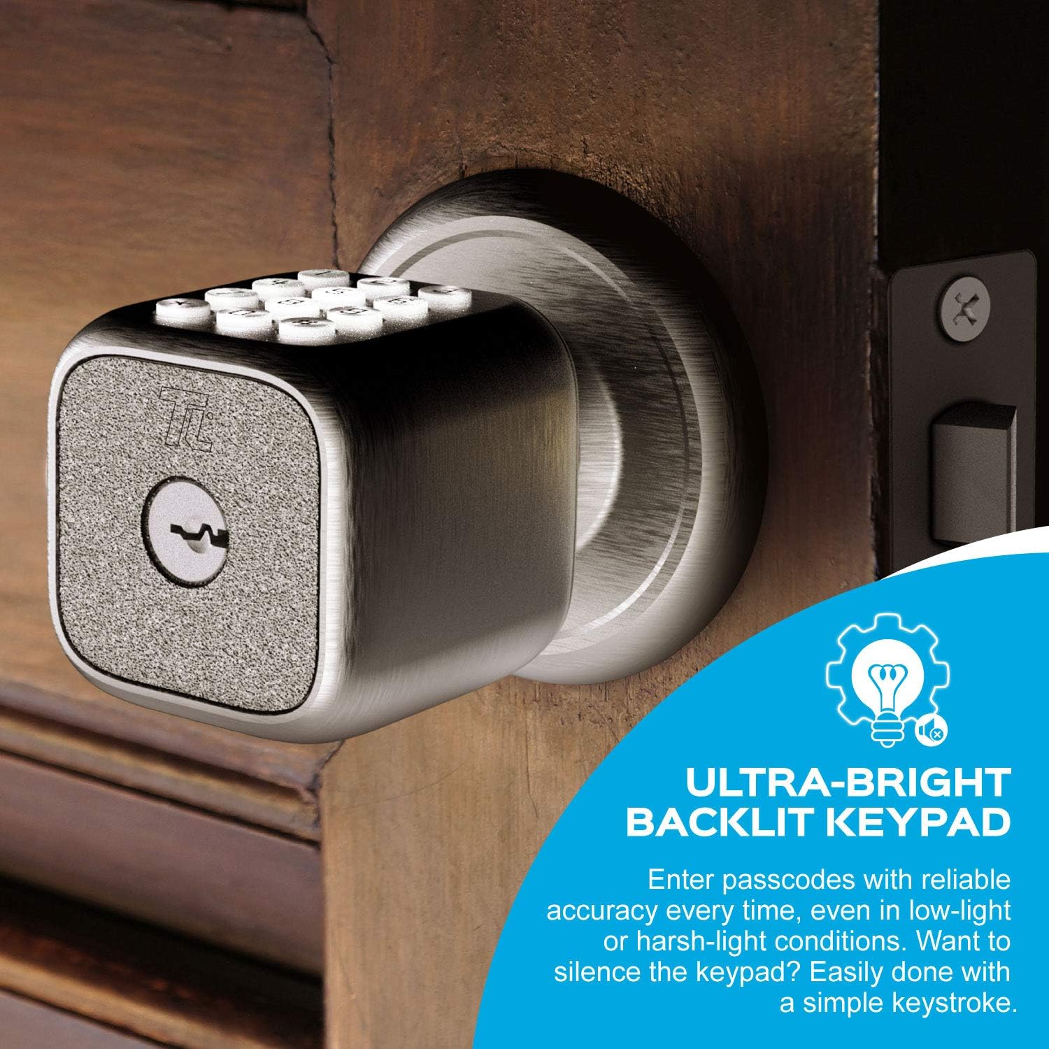 Tор Brаndѕ TURBOLOCK TL-111 Digital Door Lock with Keypad, Door Knob-Style for Keyless Entry | Digital Security w/ Passcode Disguise, Backup Keys & Emergency Power Port (Bronze with Bluetooth (2 Pack)) 🔥 TURBOLOCK TL-111 Digital Door Lock with Keypad, Door Knob-Style for Keyless Entry | Digital Security w/ Passcode Disguise, Backup Keys & Emergency Power Port (Bronze with Bluetooth (2 Pack))