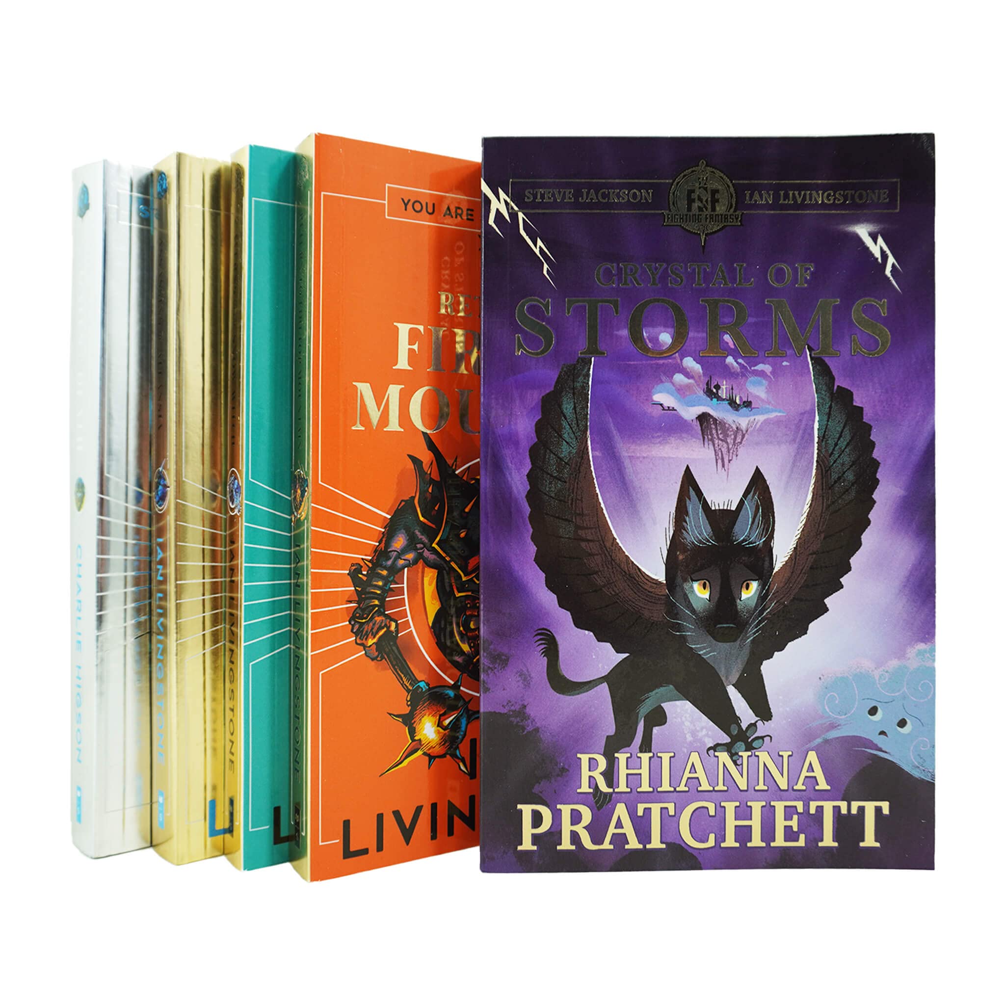 Fighting Fantasy RPG 5 Books Collection Set (11-15) (The Gates of Death, The Caverns of the Snow Witch, Assassins of Allansia, Return to Firetop Mountain & Crystal of Storms)