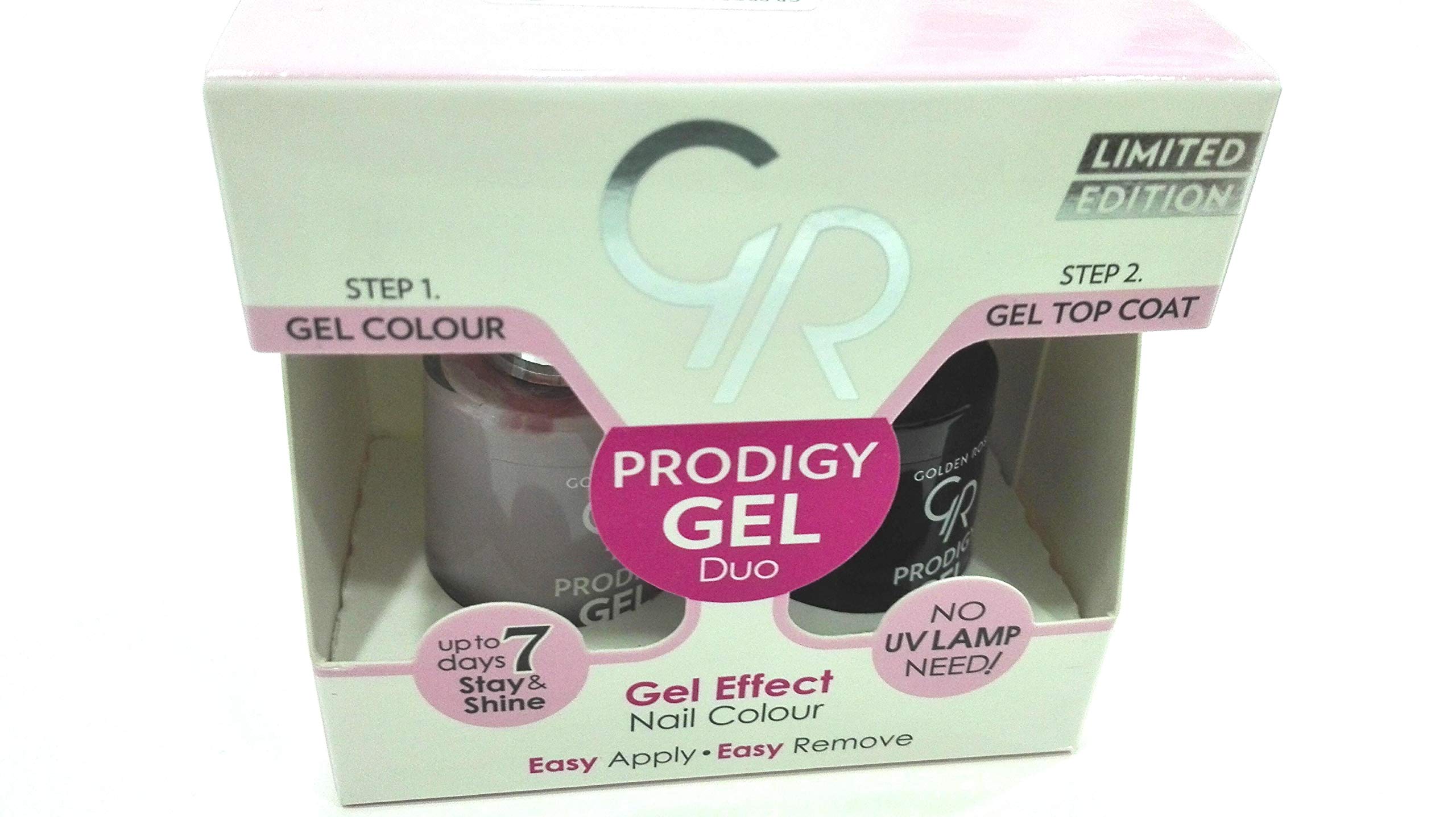 GOLDEN ROSE PRODIGY GEL DUO 04 UP TO 7 DAYS STAY&SHINE NO UV LAMP NEED GEL EFFECT NAIL POLISH