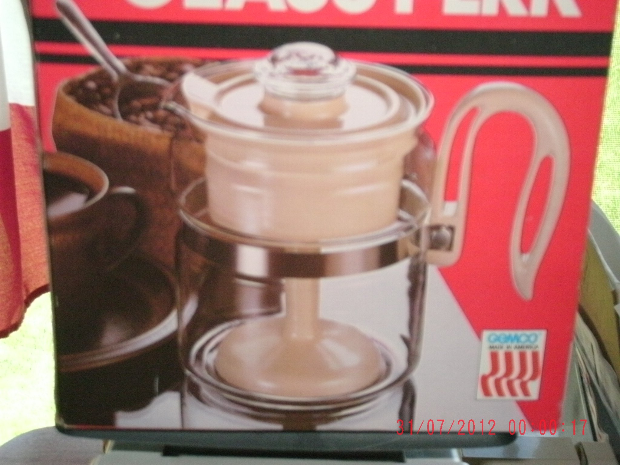 Amazon.com | Gemco Glass-Perk 2-4 Cup Stove Top Coffee Pot: Kitchen  Products: Coffee Servers