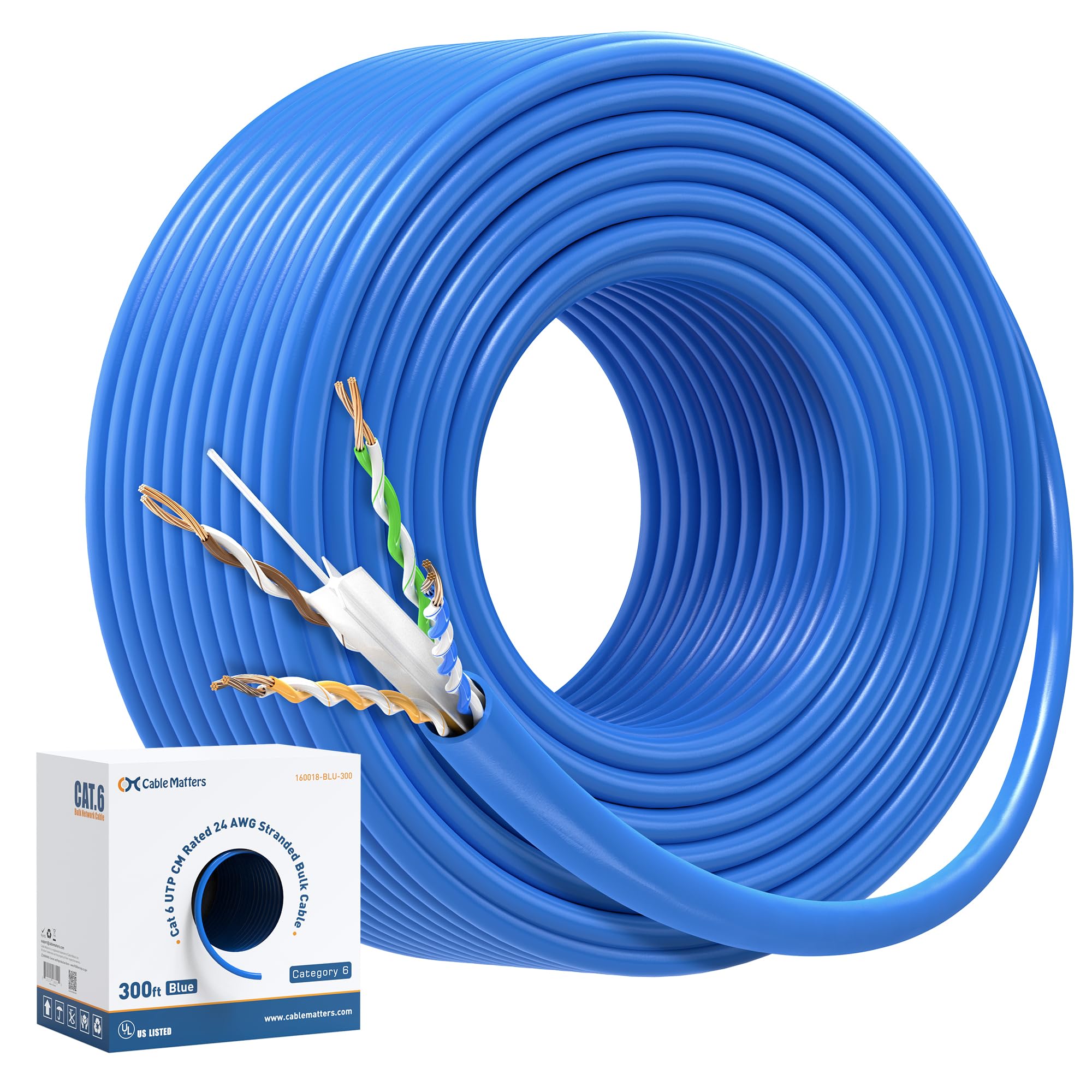 NETSTAR-C6/8 24AWG×4P CP 300m Amazon.com: Cable Matters [UL Listed] 10Gbps CM Rated 24AWG
