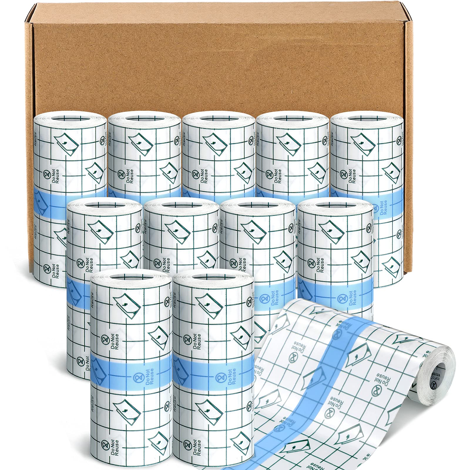 Buy 12 Pieces Transparent Stretch Adhesive Tattoo Bandages Shower