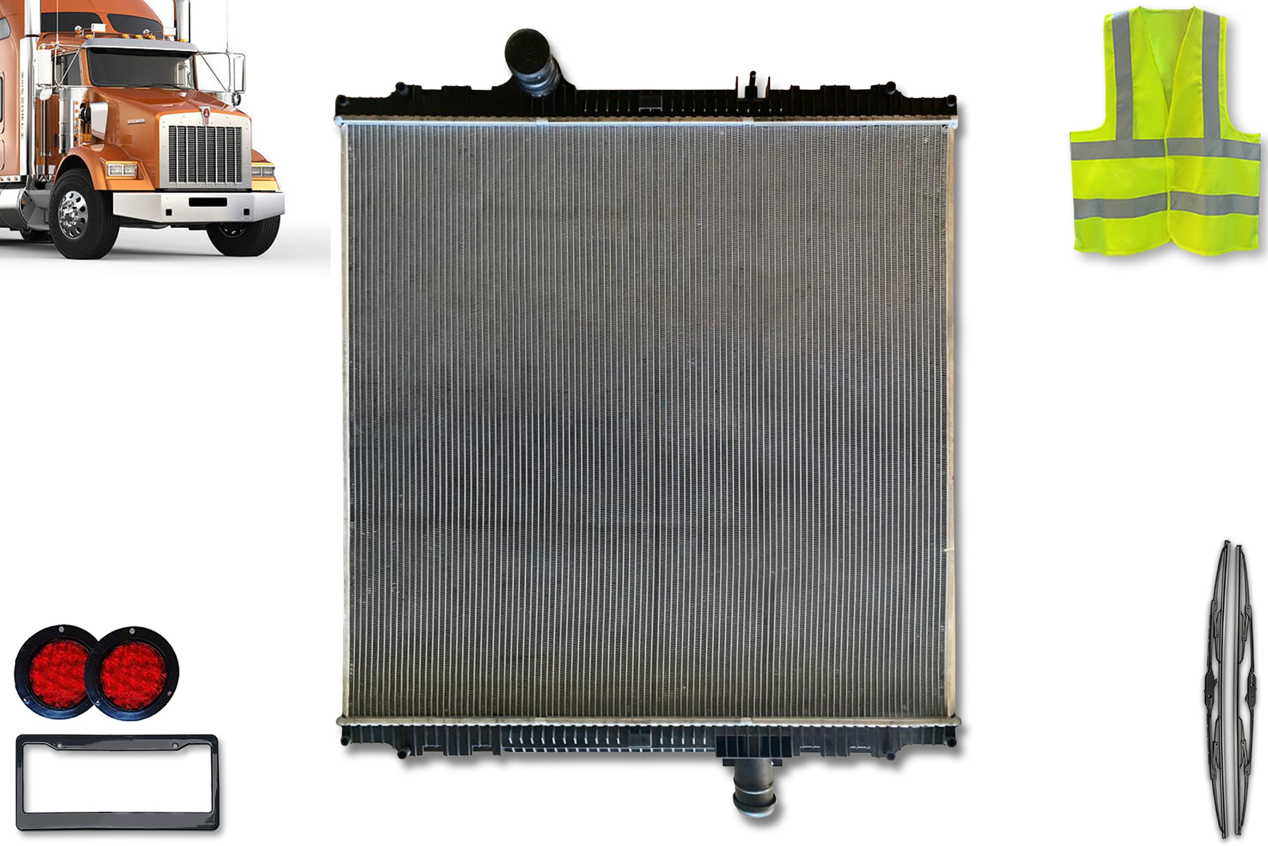 Amazon.com: KOZAK Radiator N3985001 for Kenworth T800 2008-2015 