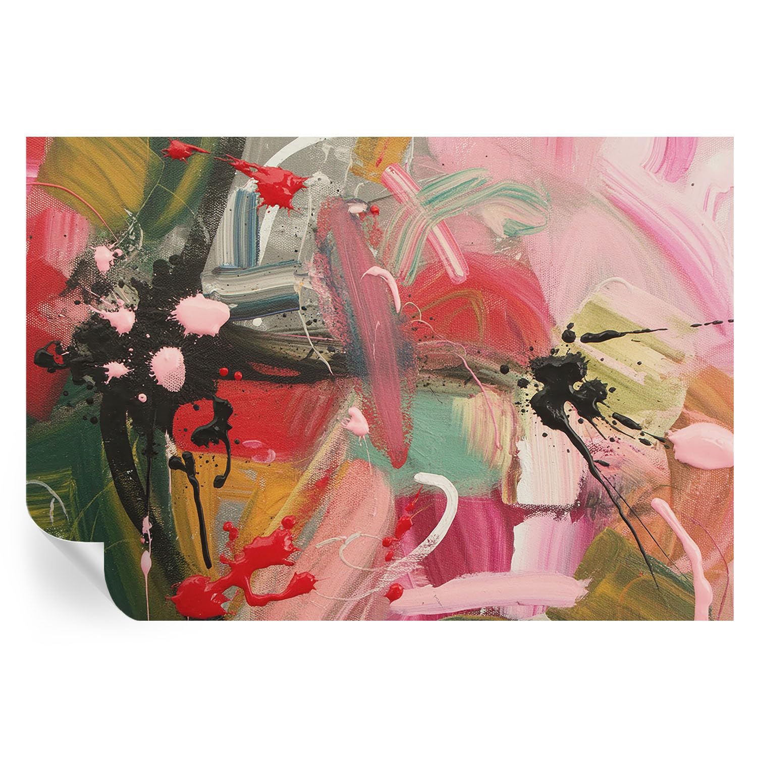 Vinilos de pared Caos Colorido para decorar salones modernos