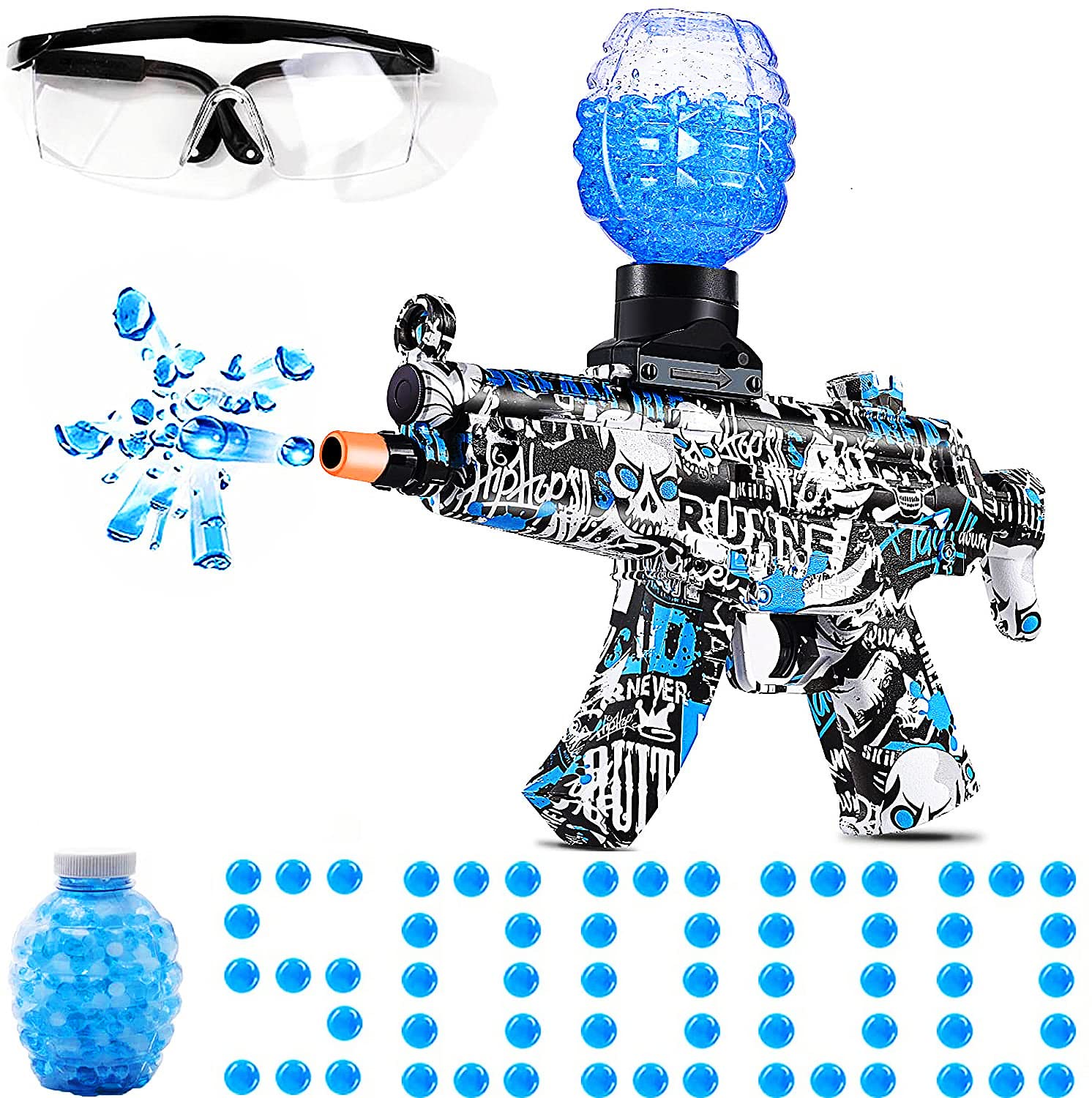 Buy eagleeye Splatter Ball Automatic, Electric MP5 Gel Ball Blaster