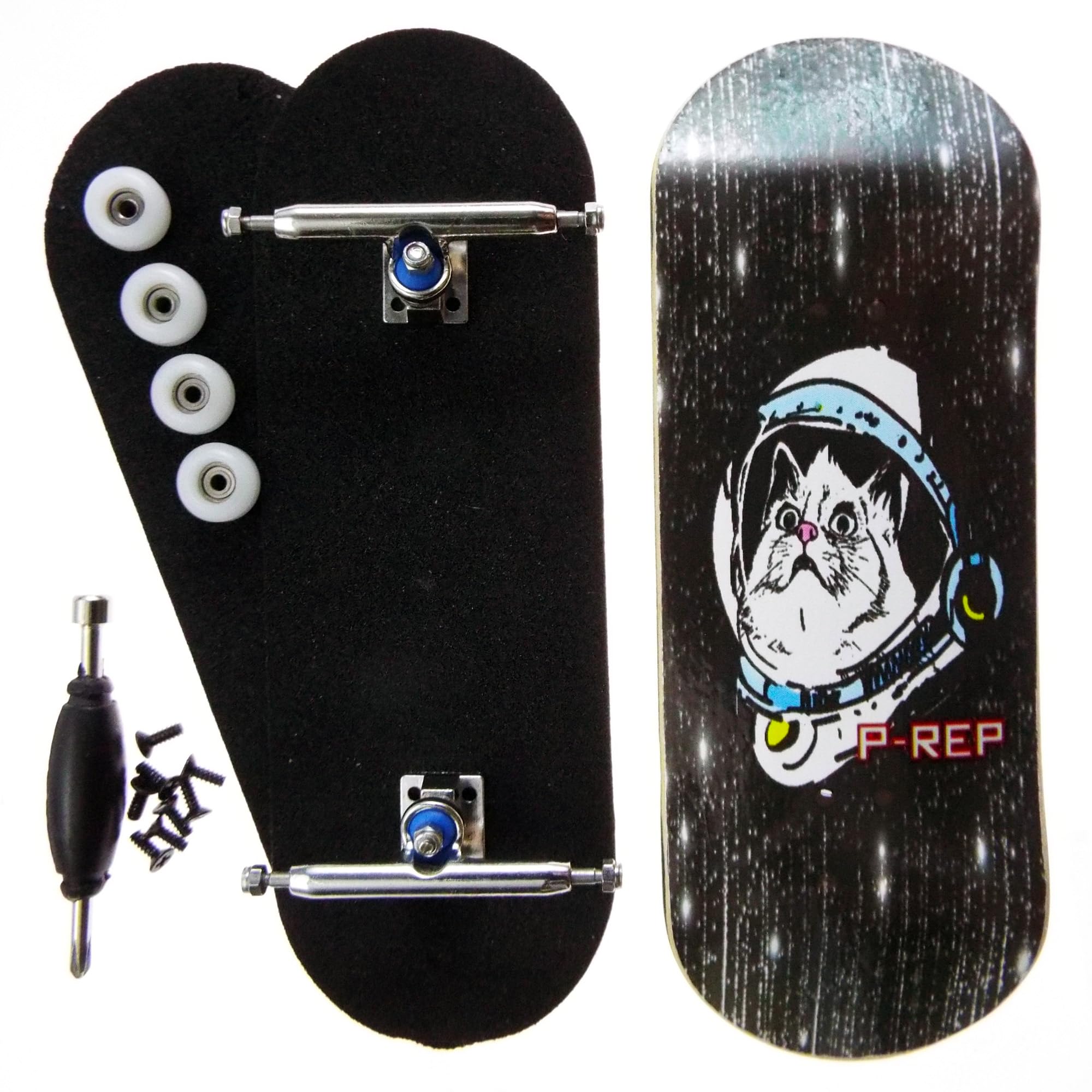 P-REP V2 Performance Complete Wooden Fingerboard 34mm - Space cat