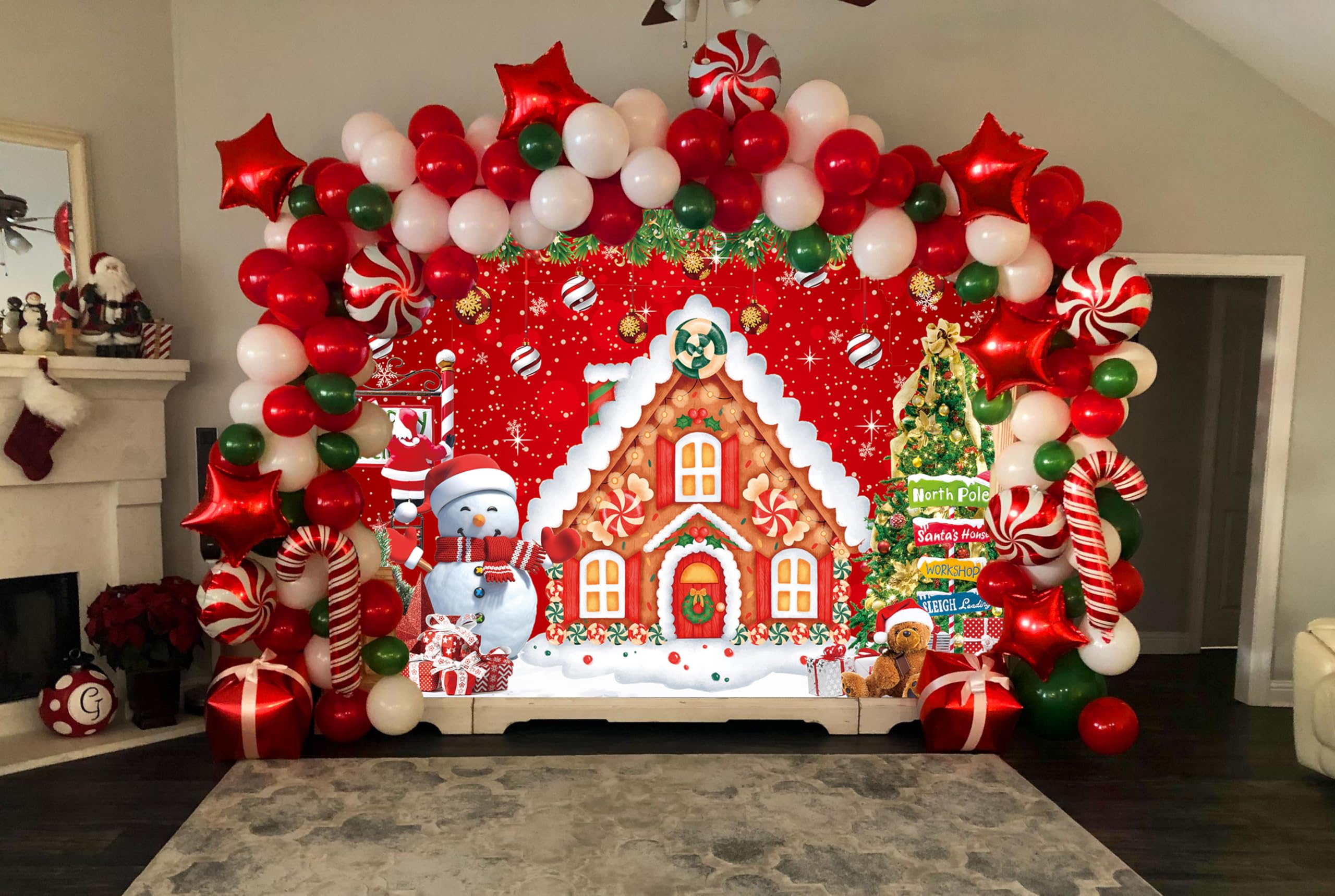 Weihnachten Nussknacker Soldat Fotografie Hintergrund Rosa Palast Tür  Weihnachtsbaum Kranz Geschenk Hintergrund Booth Winter Kind PhotoStudio, image size:2560x1719