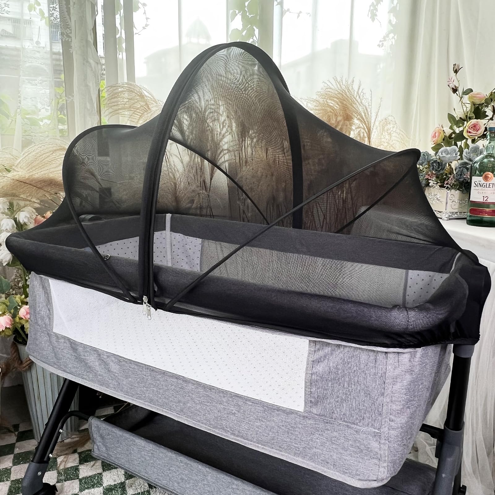 Bassinet Cover For Cats Baby Mosquito Net Bed Tent Kids Portable