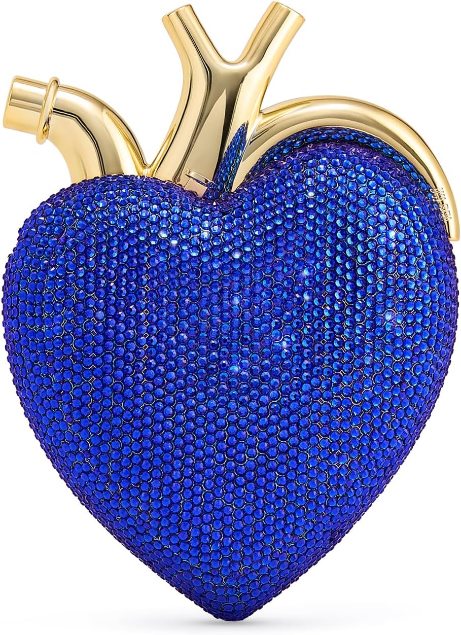 JW PEI Women's Maren Artificial Crystal Heart Shaped Bag