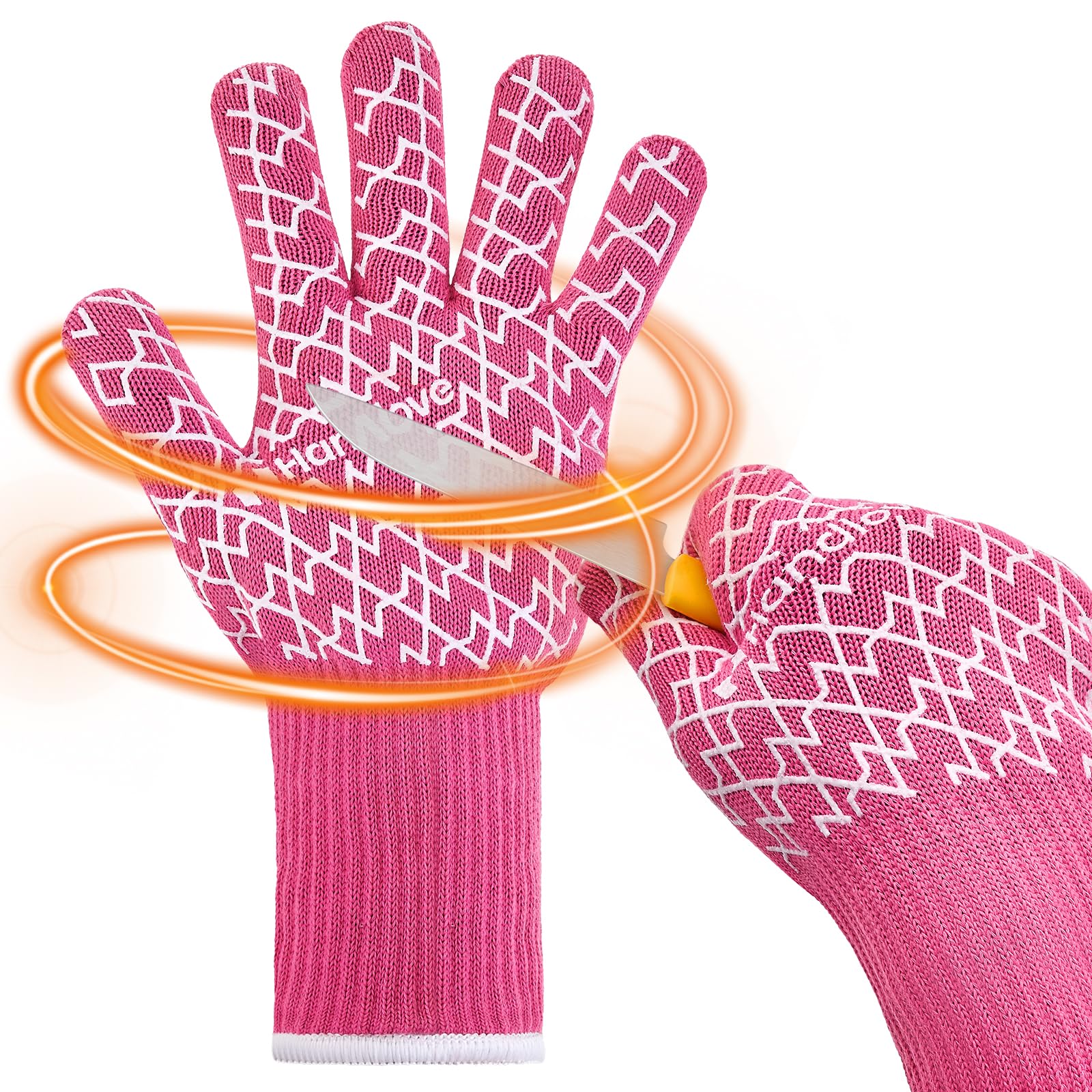 Gants de barbecue et de cuisine HandLove à doigts pour réussir vos grillades en extérieur