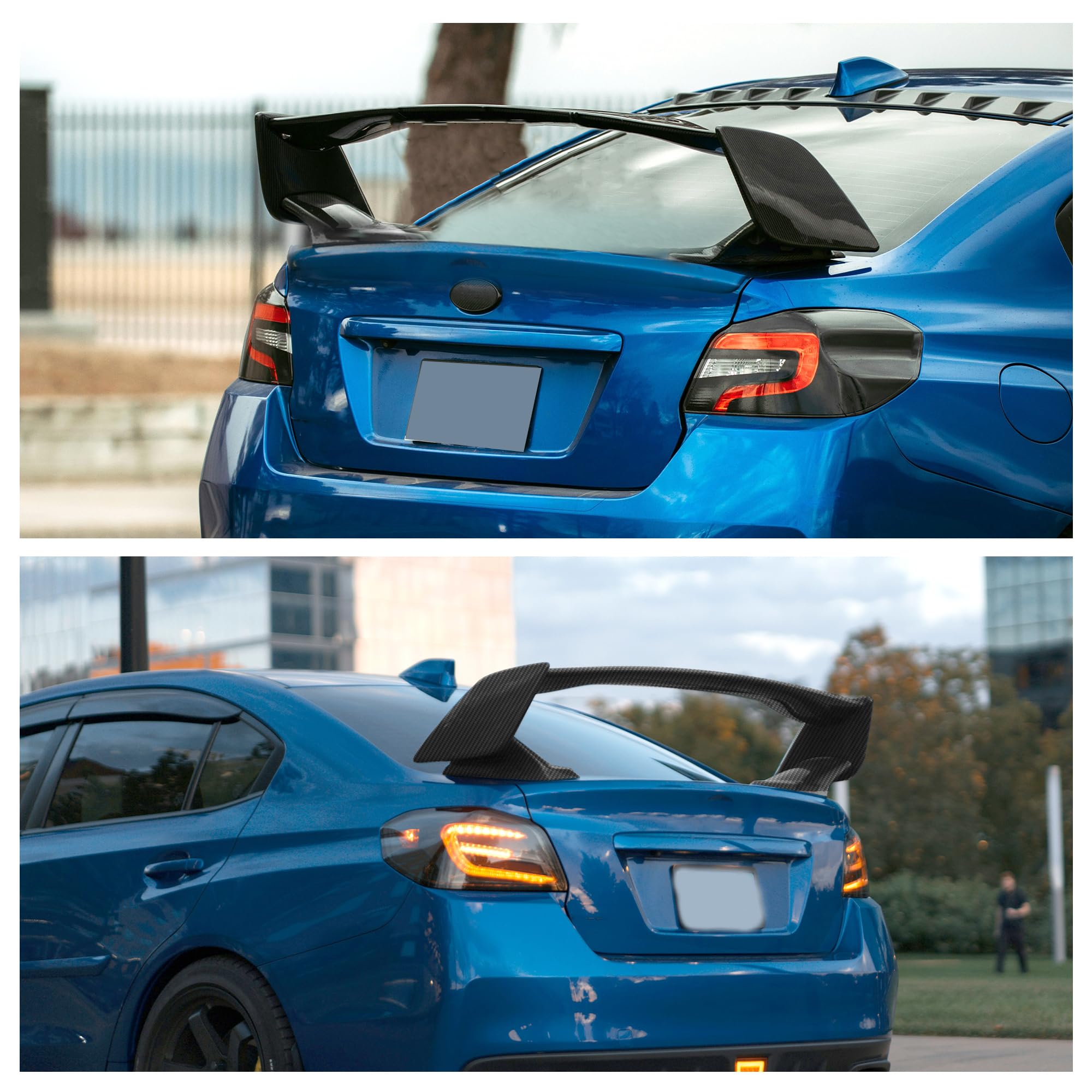 wrxSTIリアウィング Amazon | KUAFU リアトランクスポイラーウィング 2015-2021 スバル WRX