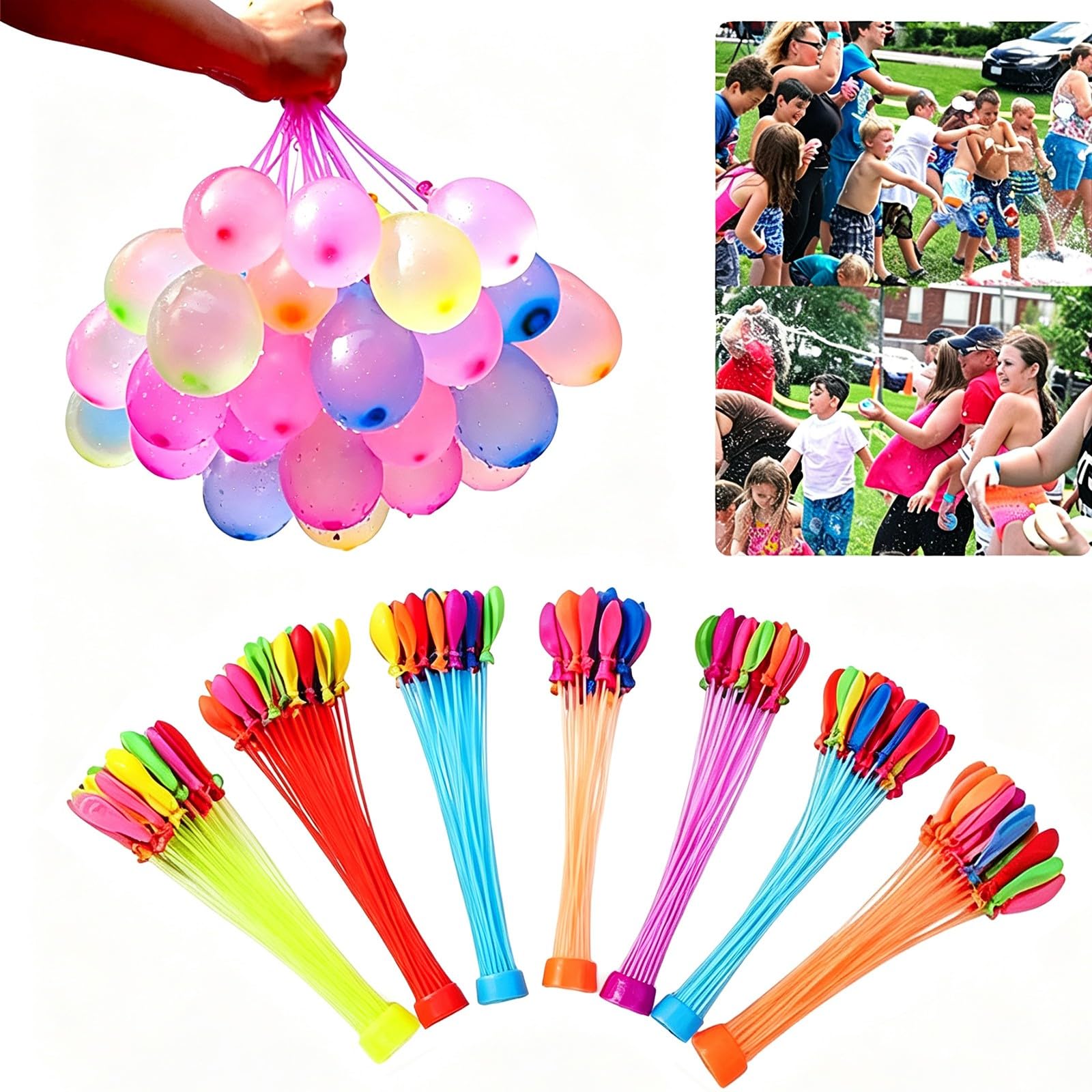 Self Sealing Water Balloons Pack 111 Quick Fill Water Balloons 60 Seconds