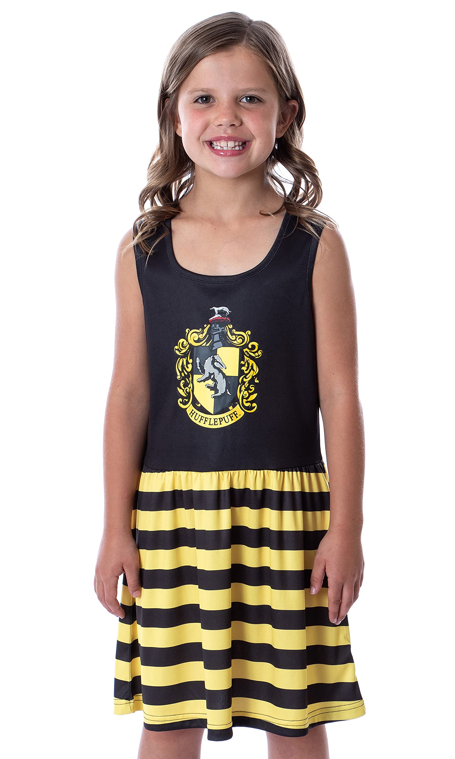 Harry Potter - Camisón de pijama con logotipo de todas las casas para niñas