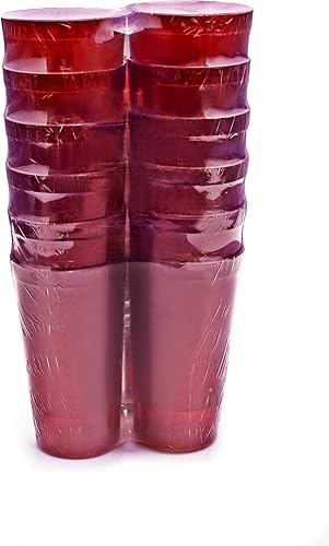 Miniatura 5 de New Star Foodservice 46410 - Vaso para bebidas apilables plástico 16 oz rojo 72 unidades