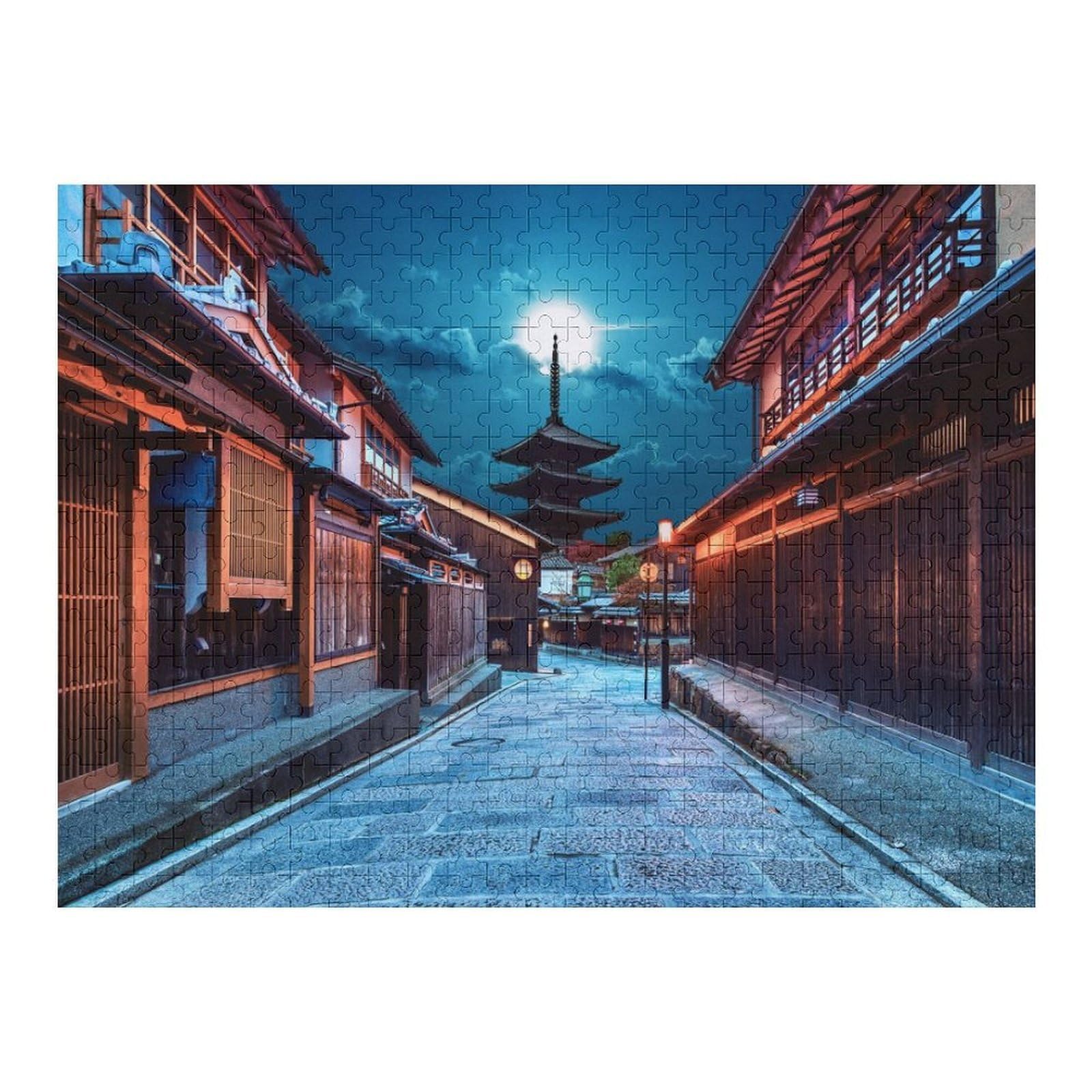 1000pcs(52x38cm) Jigsaw Puzzles for Adults Kyoto Japan City Pagoda Teenagers Puzzles DIY Toys Difficult Challenge Birthday And Unique Gifts 1000pcs(52x38cm)