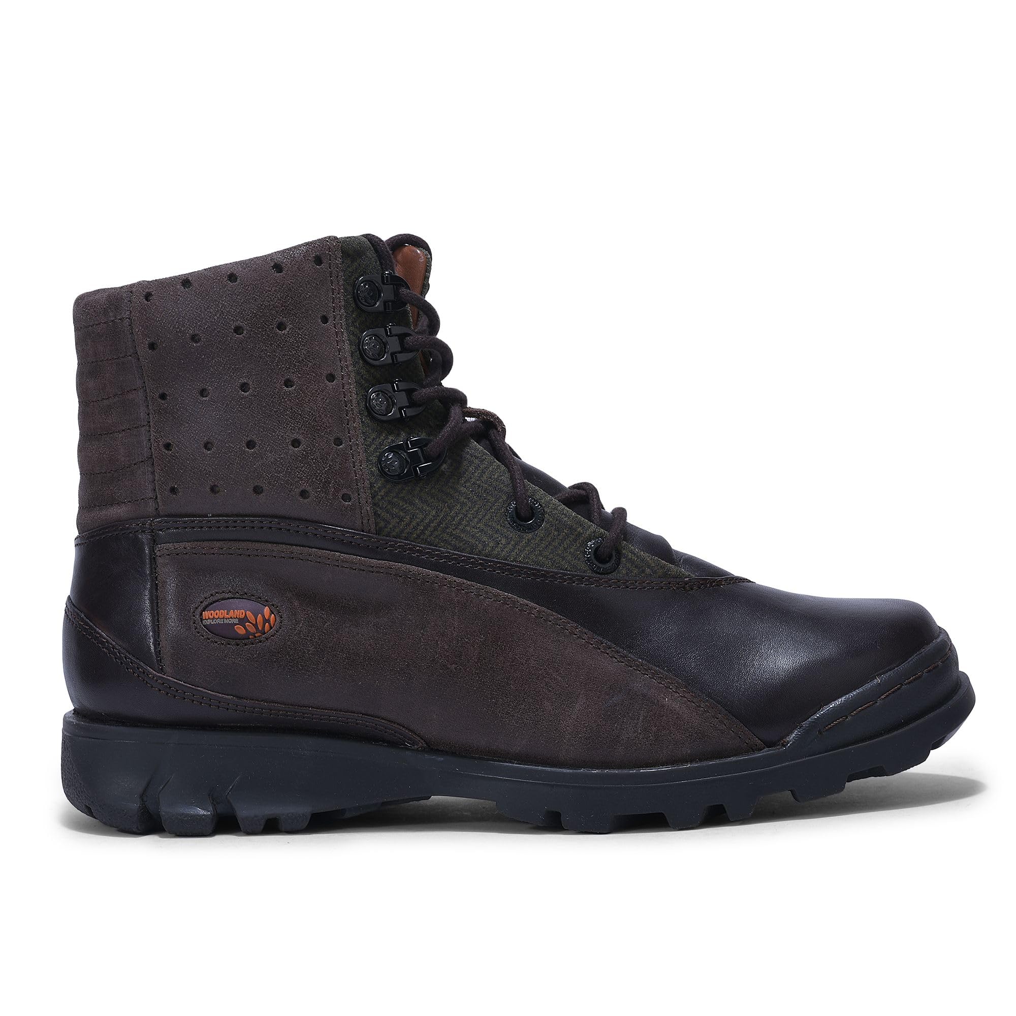 Woodland Men's Dark Brown Softy Leather Boots - 7 UK/India (41 EU) (GB 0595108W13_Softy)-picture-23