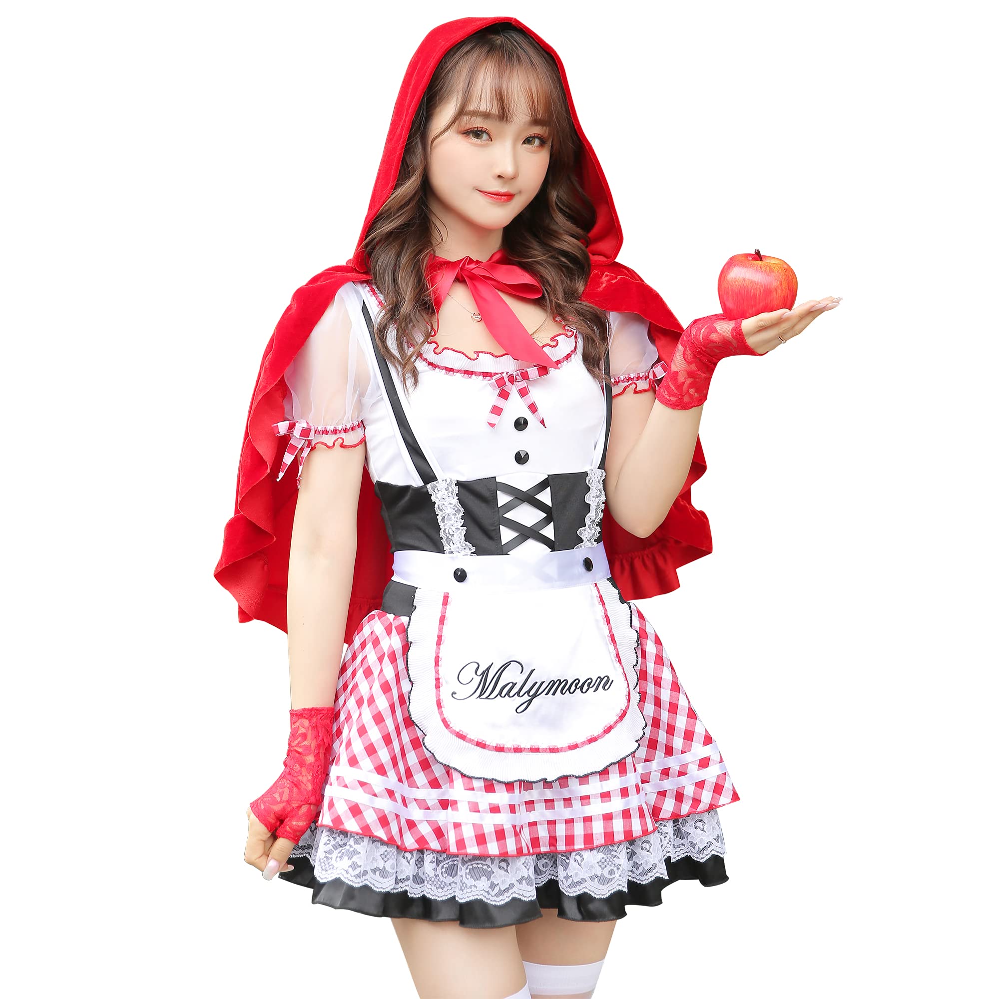 マリームーン チョコレートチャンクチェックメイド　レッド 即日発送】【中村里砂着用】チョコレートチャンクチェックメイド