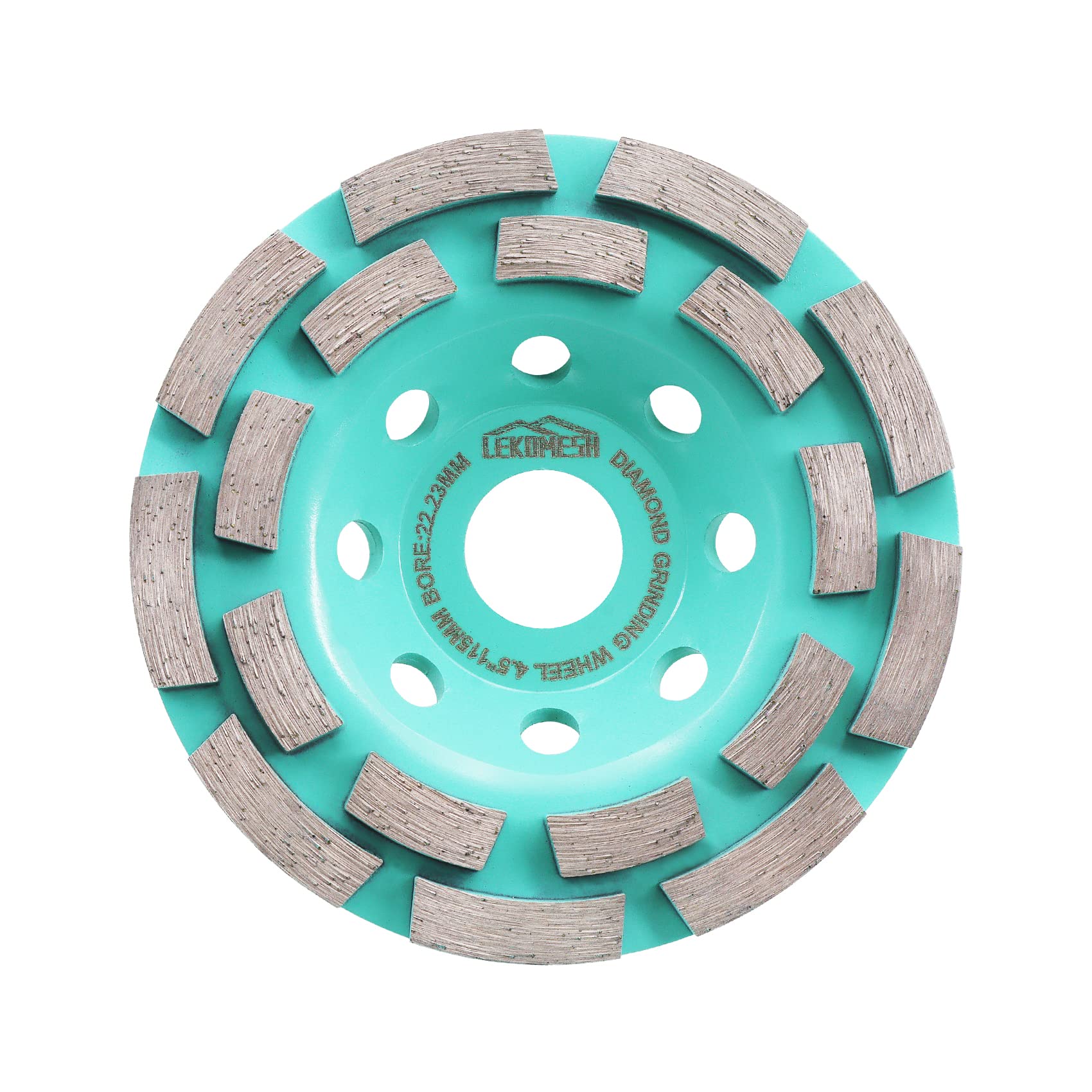 Diamond Grinding Discs 115mm - Concrete Grinding Disc for Stone, Rock Slab Grinding Disc, Diamond Grinding Wheel for Granite, Marble, Masonry, Angle Grinder LEKOMESH