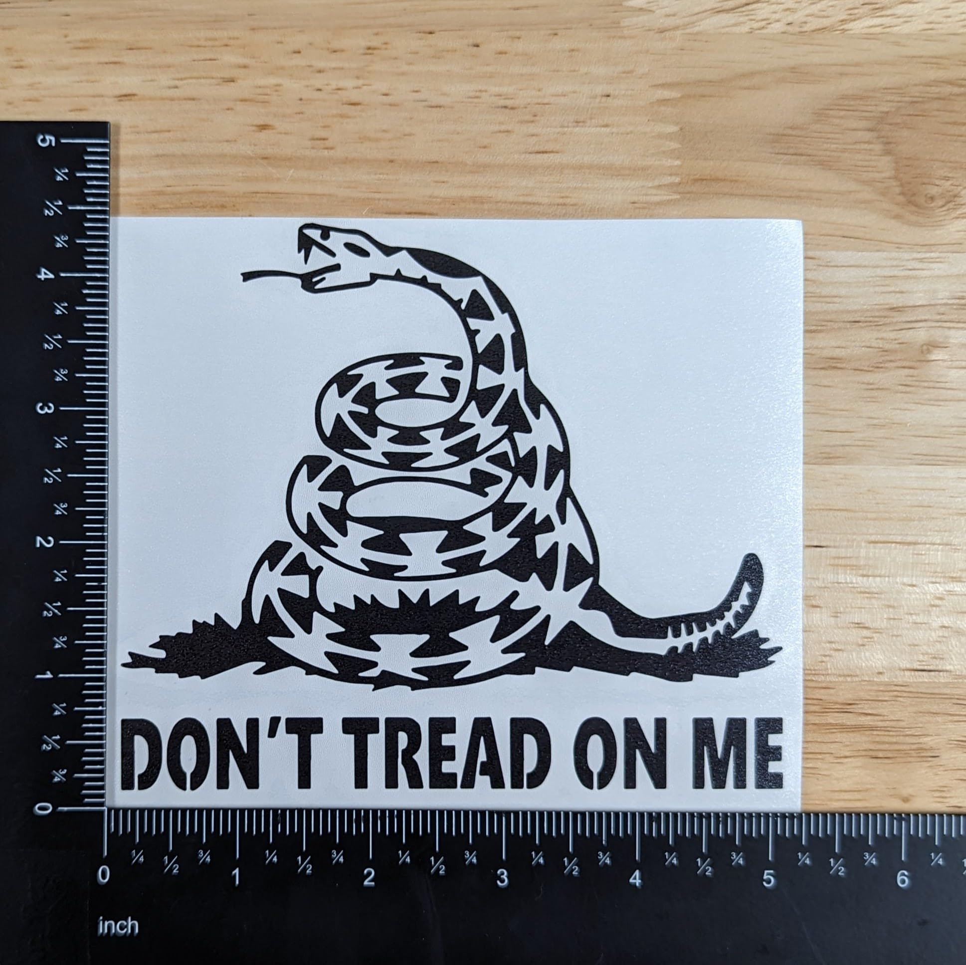 Don't Tread On Me Rattlesnake Gadsden Flag Layered (3105646