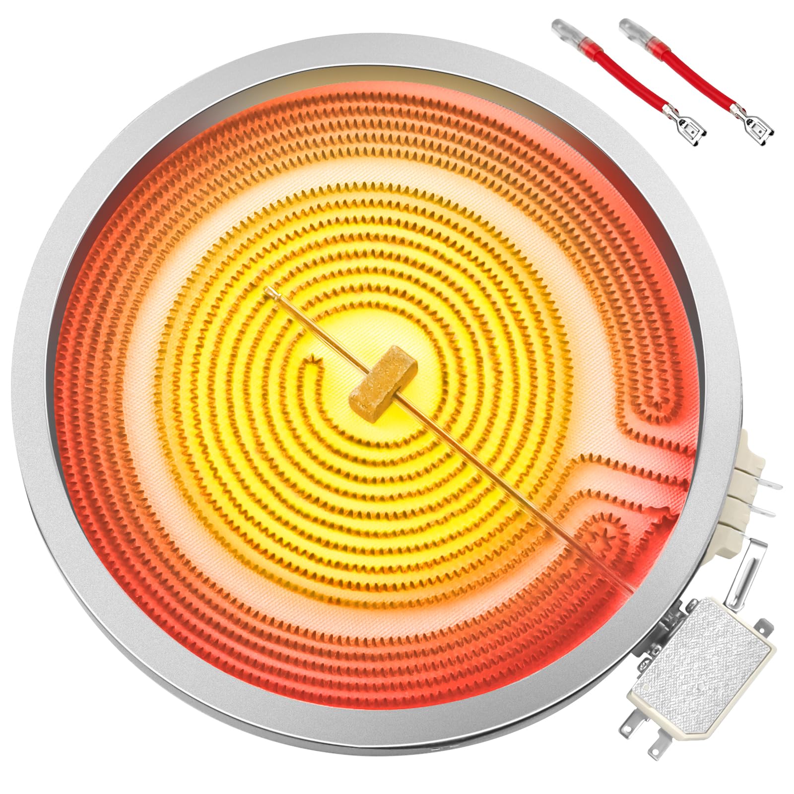 Photo 1 of Puxyblue ???? ???????? WB30X24111 9-In Dual Range Radiant Surface Element Compatible with GE Range Radiant Element 9 Glass Cooktop Radiant Element(3100W 240V) 4465256 AP5989975 PS11729126
