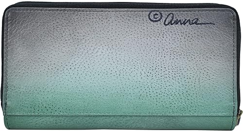 Miniatura 2 de Anna by Anuschka Women's Hand Painted Genuine Leather Two Fold Wallet