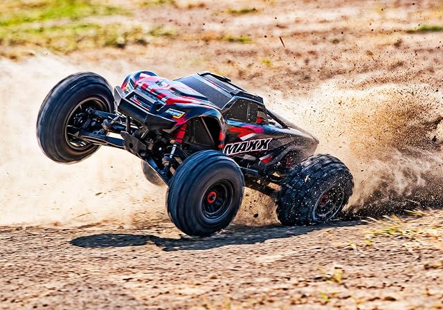 Foto 8 de 8 de Traxxas MAXX 4X4 WIDEMAXX 1/10 BRUSHLESS Rojo sin batería y Cargador 89086-4-RED