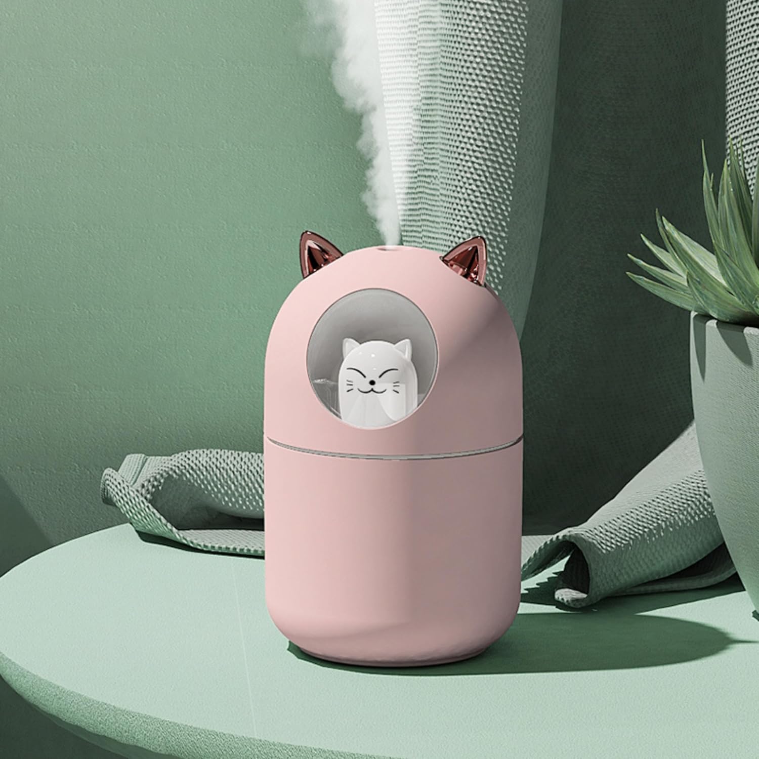 Kitty Cat H2O Humidifier 300ml Gece Lambası Özellikli Hava Nemlendirici ...