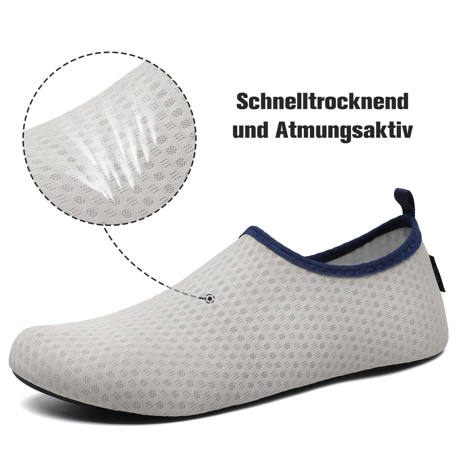 SAGUARO Scarpe da Scoglio Uomo Donna Scarpette Scoglio Leggere Scarpe Mare Asciugatura Rapida Scarpette Mare Scarpe Spiaggia Antiscivolo Scarpe per Acqua Immersione Surf, Gr.36-47 EU