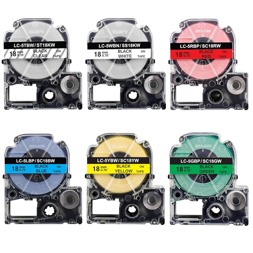 Amazon | KAKASHI テプラ テープ 18mm 互換 キングジム テプラ