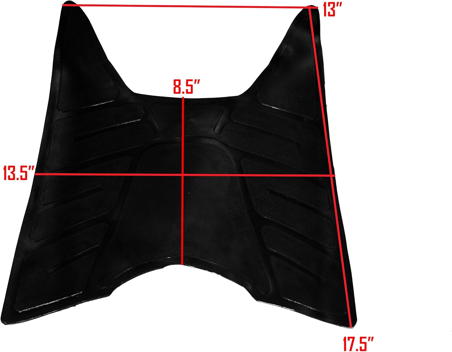 Scooter Floor Mat - 64340-KY-9000 - Black