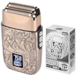 Ufree Close Shave Electric Foil Shavers for Men, 3-Speed Electric Razor, Bald Head Shavers, Face Shaving Beard Trimmer with LCD Display, Gifts for Men