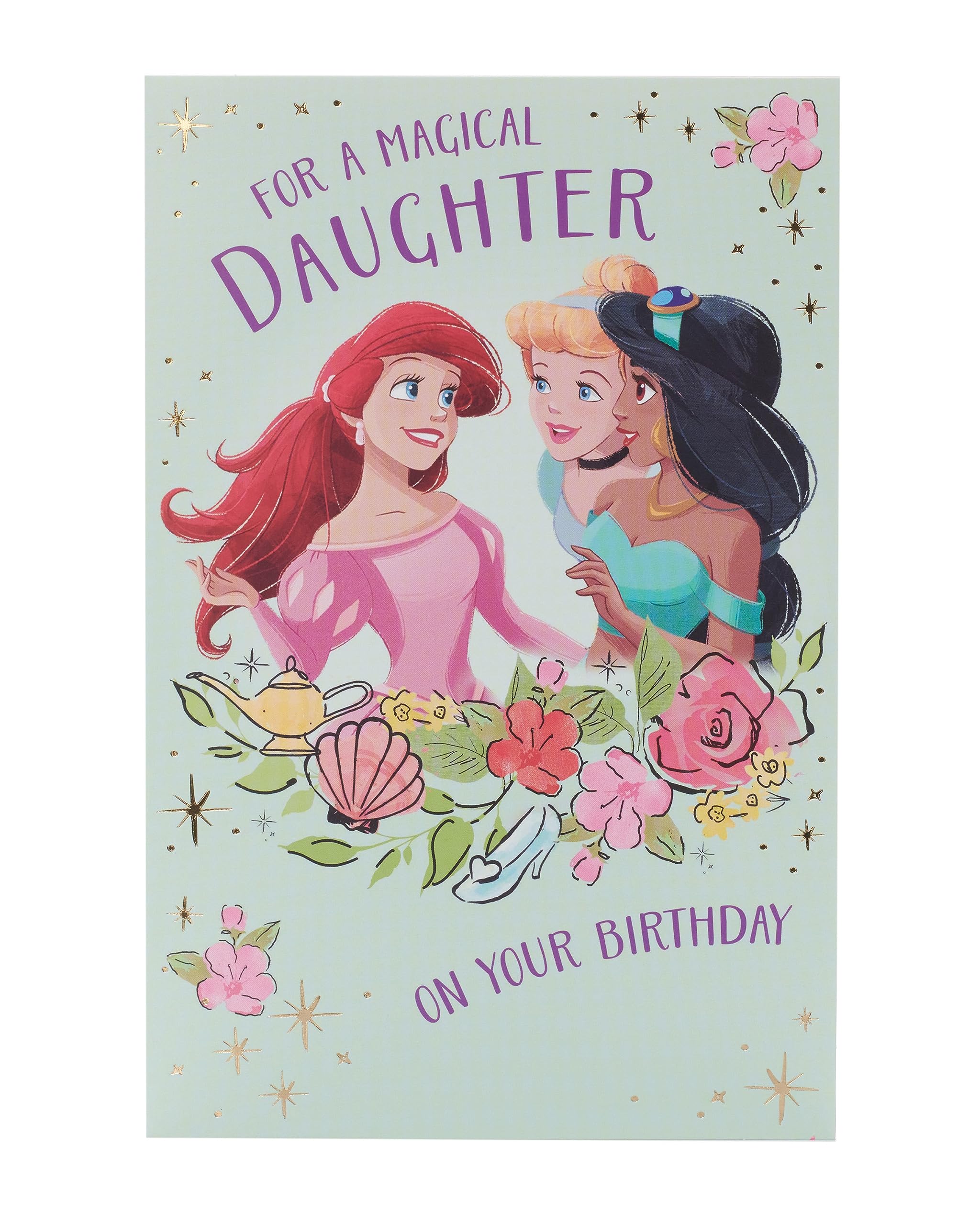 Disney Birthday Card for Daughter - Princess Design