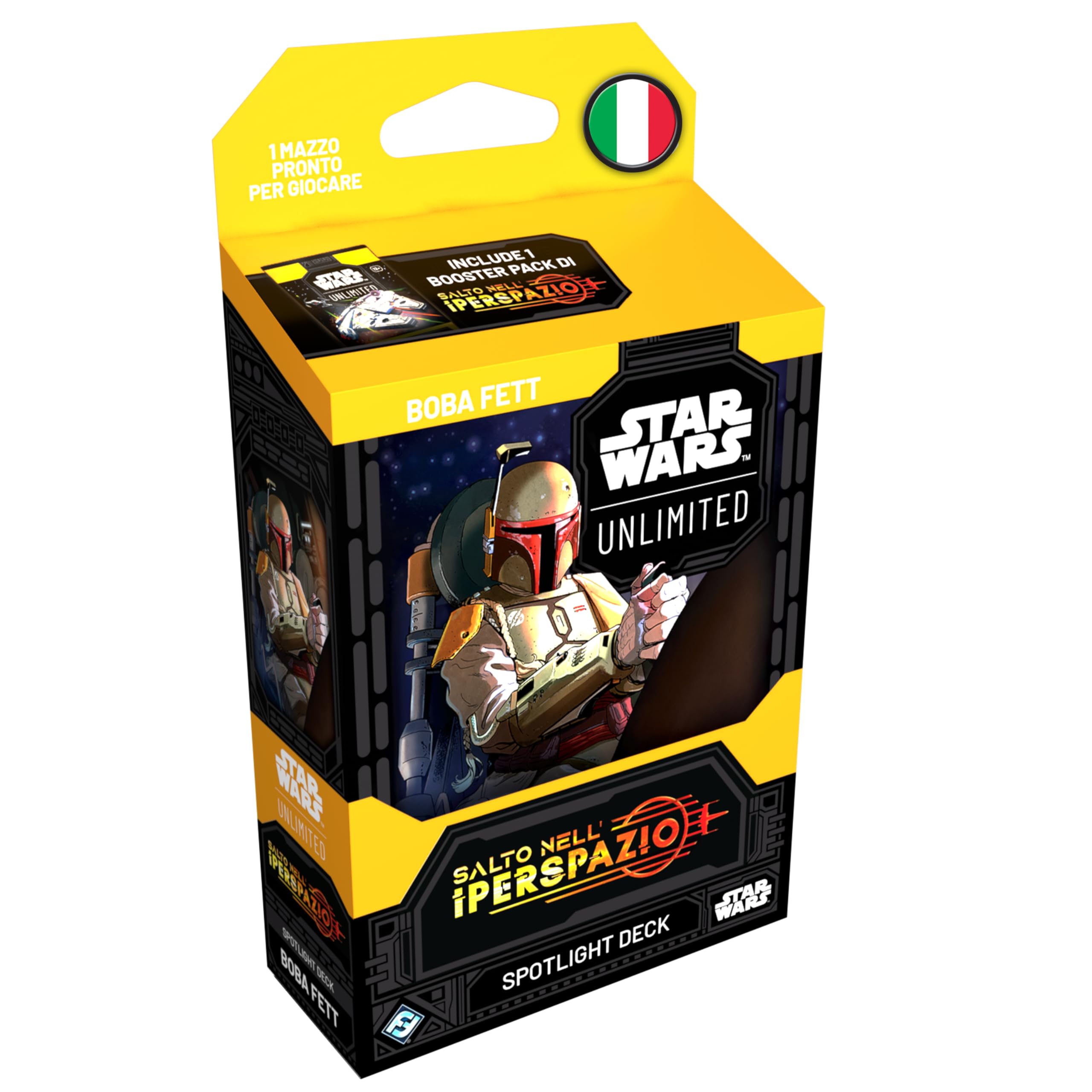Star Wars : Unlimited Salto nell'Iperspazio - Gioco di Carte Collezionabili, Mazzo Boba Fett Pronto per Giocare, 12+ Anni, 2 giocatori, 20 Minuti di Gioco
