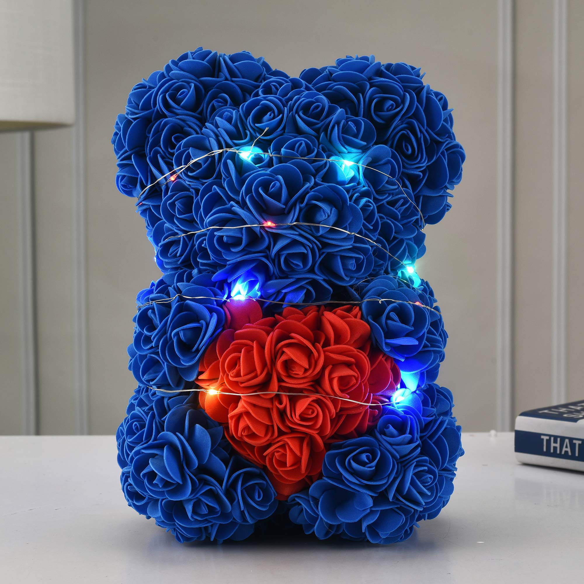 Romantische Teddybeer Knuffel Met Bloem – Perfect Valentijnscadeau Voo Je Vriendin Of Speciaal Moment