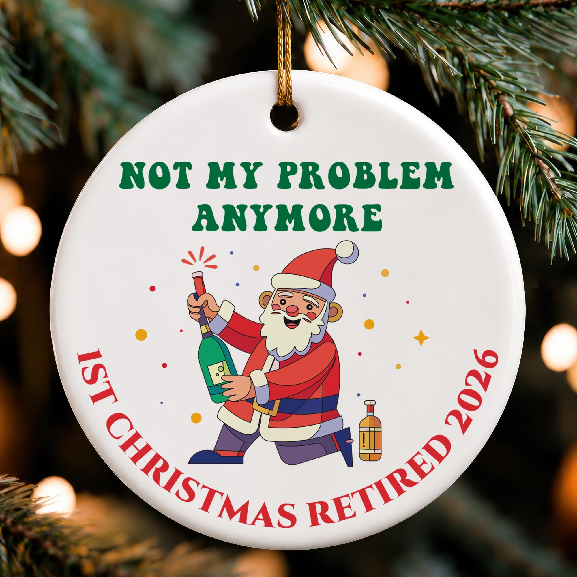 NewEleven Retirement Gifts For Women, Men - Funny Retirement Gift For Colleague, Work Bestie, Boss - Leaving Gifts For Colleagues Women From Friend, Coworker - Christmas Bauble