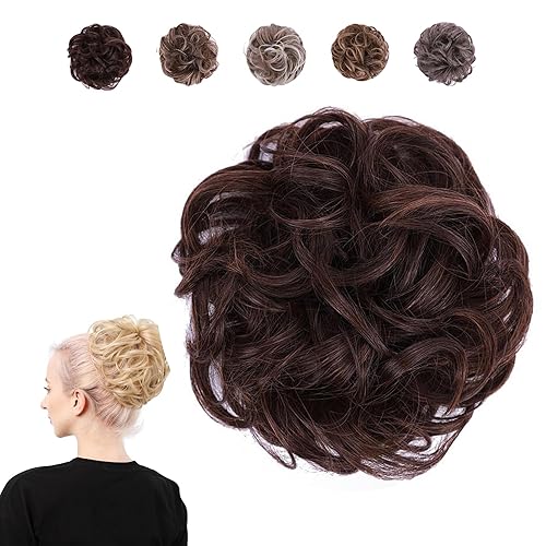 Juvabun Coletero de pelo sintético 2.0 marrón medio para mujer