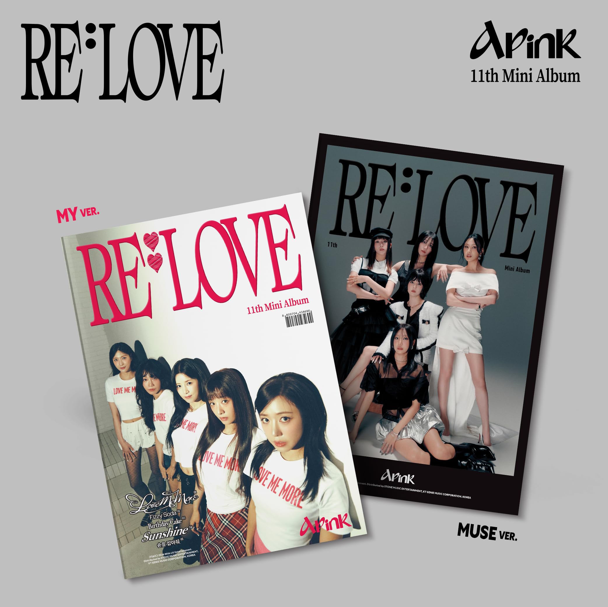Amazon.co.jp: Apink [RE : LOVE]（韓国盤）【正規輸入盤】: ミュージック