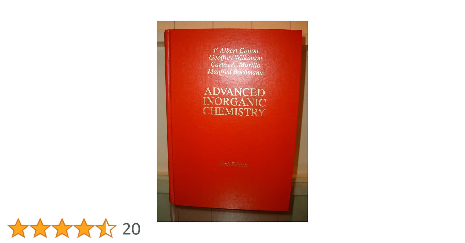 Advanced Inorganic Chemistry: Amazon.co.uk: Cotton, F