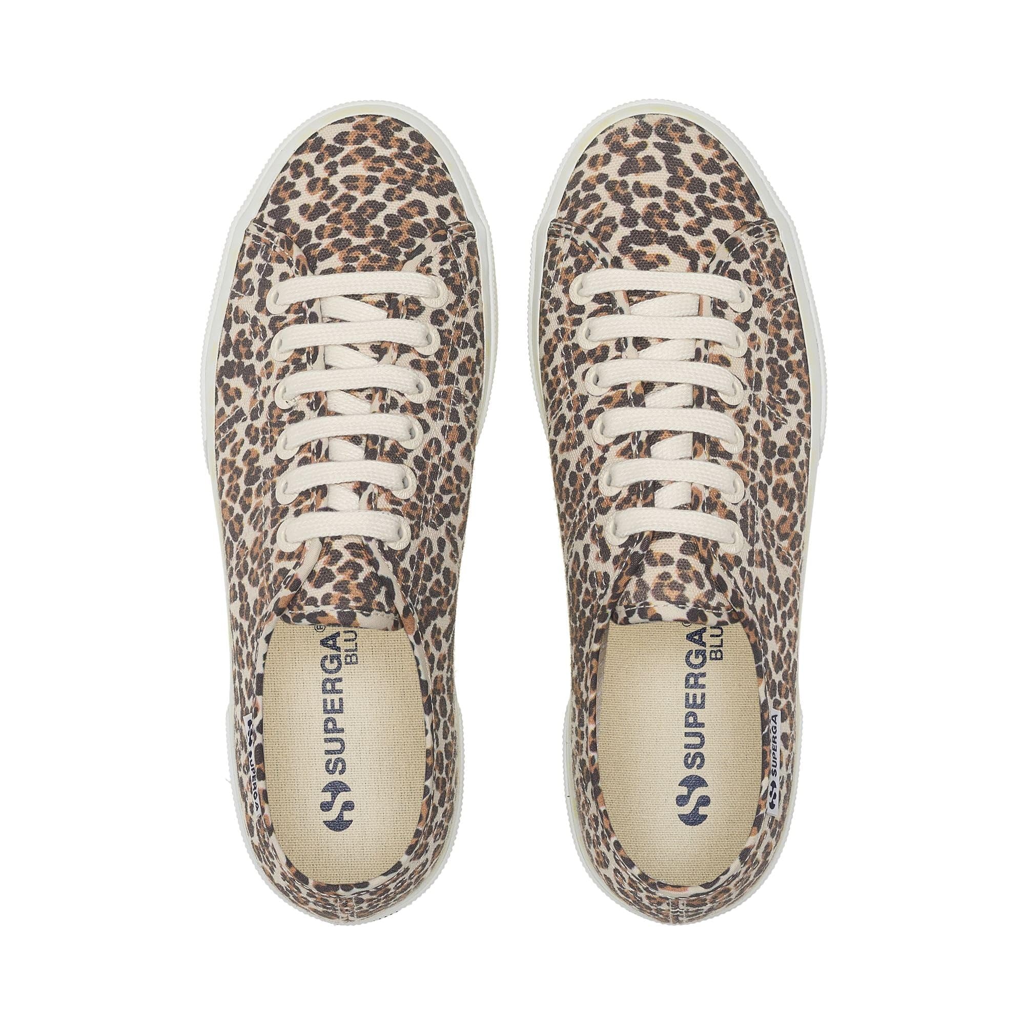 SUPERGA - Sneakers, Donna, Cotone, Casual, 3740 Platform Leopard Print Leggera