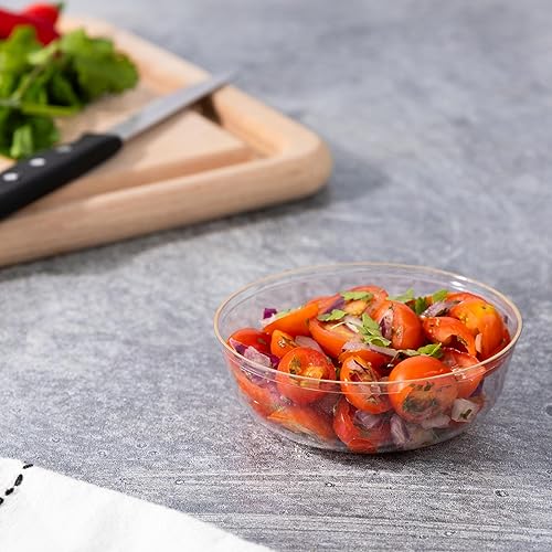 Miniatura 100 de [30 Pack 16 OZ Bowls] Edge Collection Mint Green Plastic Party Soup Bowls Premium heavyweight Elegant Disposable Tableware Dishes