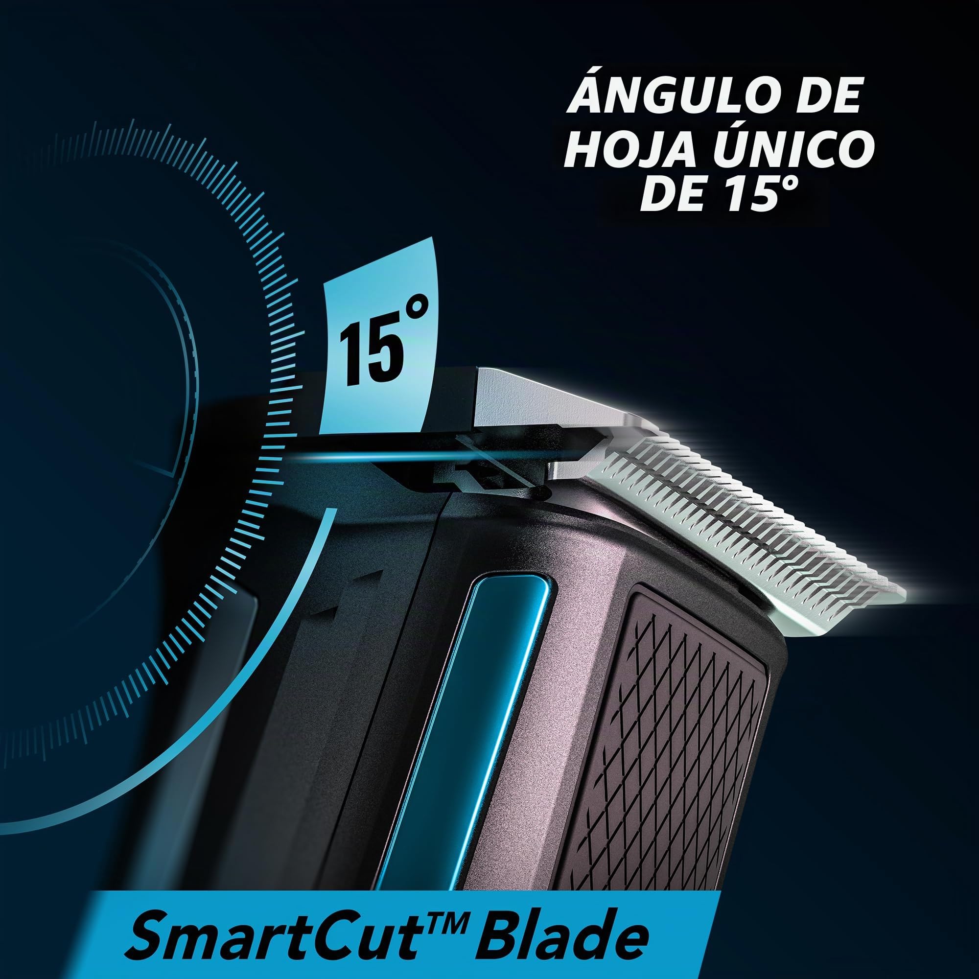 WAHL Self Clip 360 Kit cortapelos - cortapelos automático, sin cable, negro, 10 peines, carga USB, batería de larga duración, autoasistencia, cuchillas enjuagables, fácil agarre, ligero