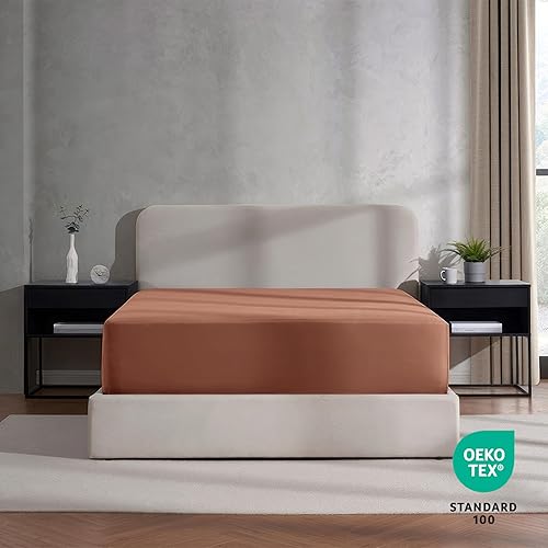 Miniatura 6 de Nestl Bedding - Sábanas bajeras con bolsillo profundo de 53 cm