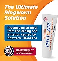 Vista 2 de Anti Fungal Cream for Skin with 1% Tolnaftate - Ringworm Treatment for Humans - Effective Athletes Foot Treatment Cream - Nourished by 15+ Natural
